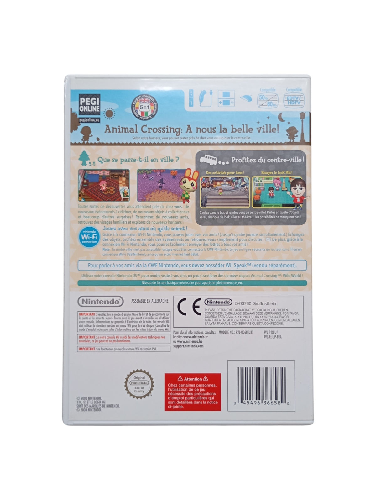 Animal Crossing: Let’s Go to the City – Nintendo Wii Complet
