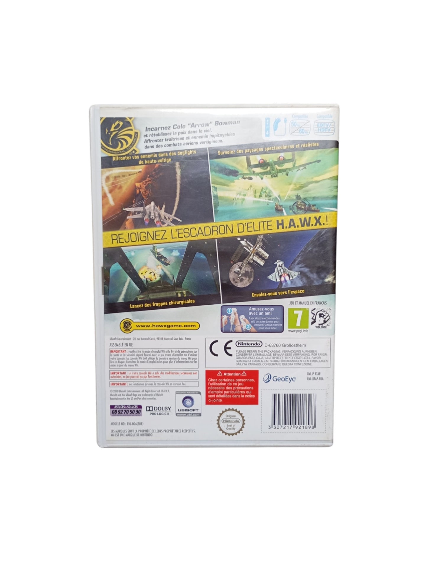 Tom Clancy’s H.A.W.X. 2 – Nintendo Wii (Complet)