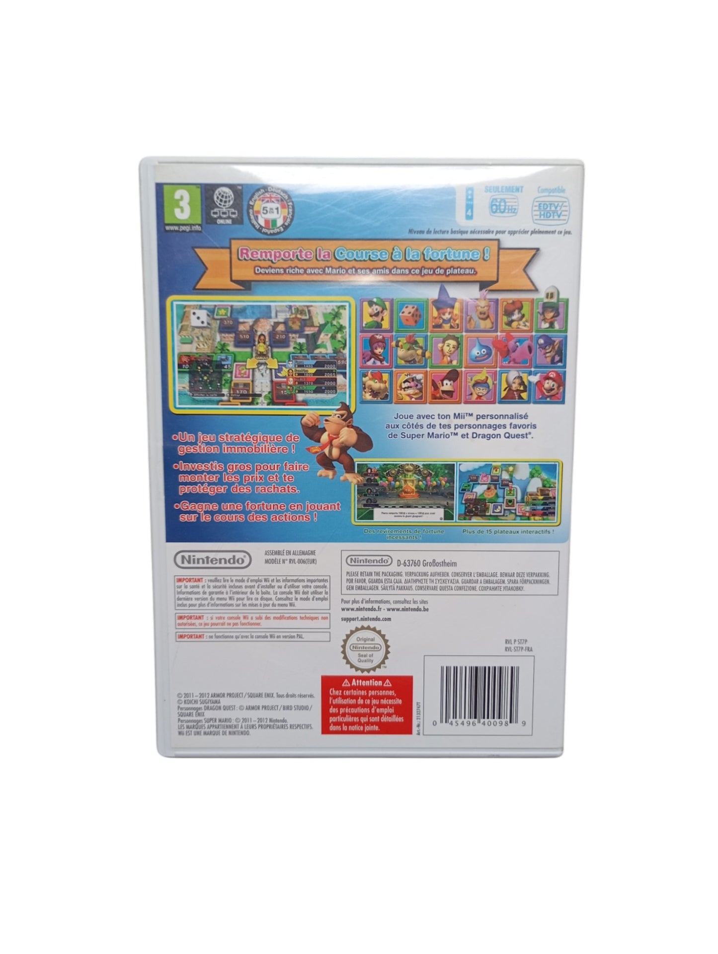 La Course à la Fortune – Nintendo Wii (Complet)