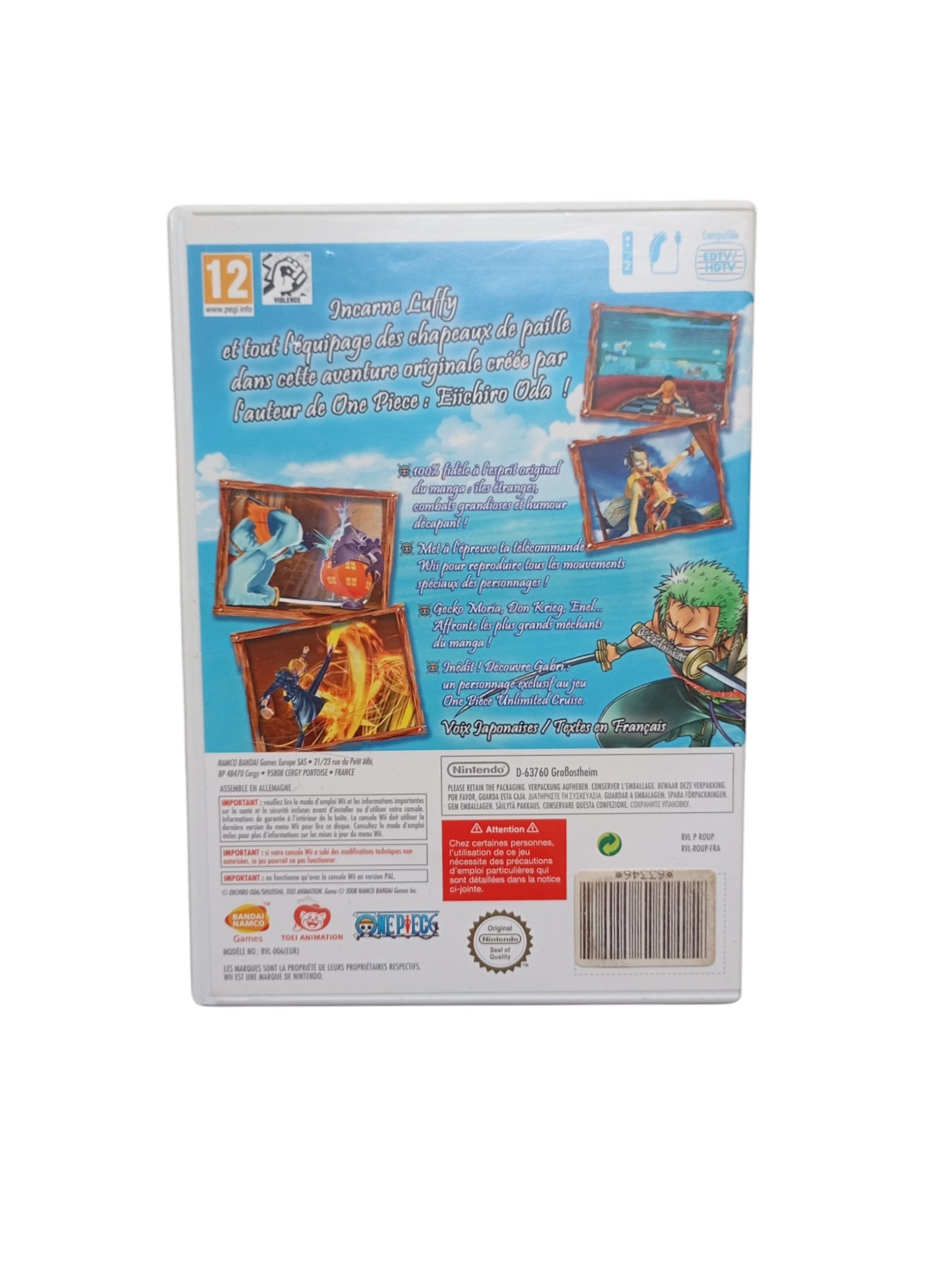 One Piece: Unlimited Cruise 1 – Le Trésor sous les Flots – Nintendo Wii (Complet)