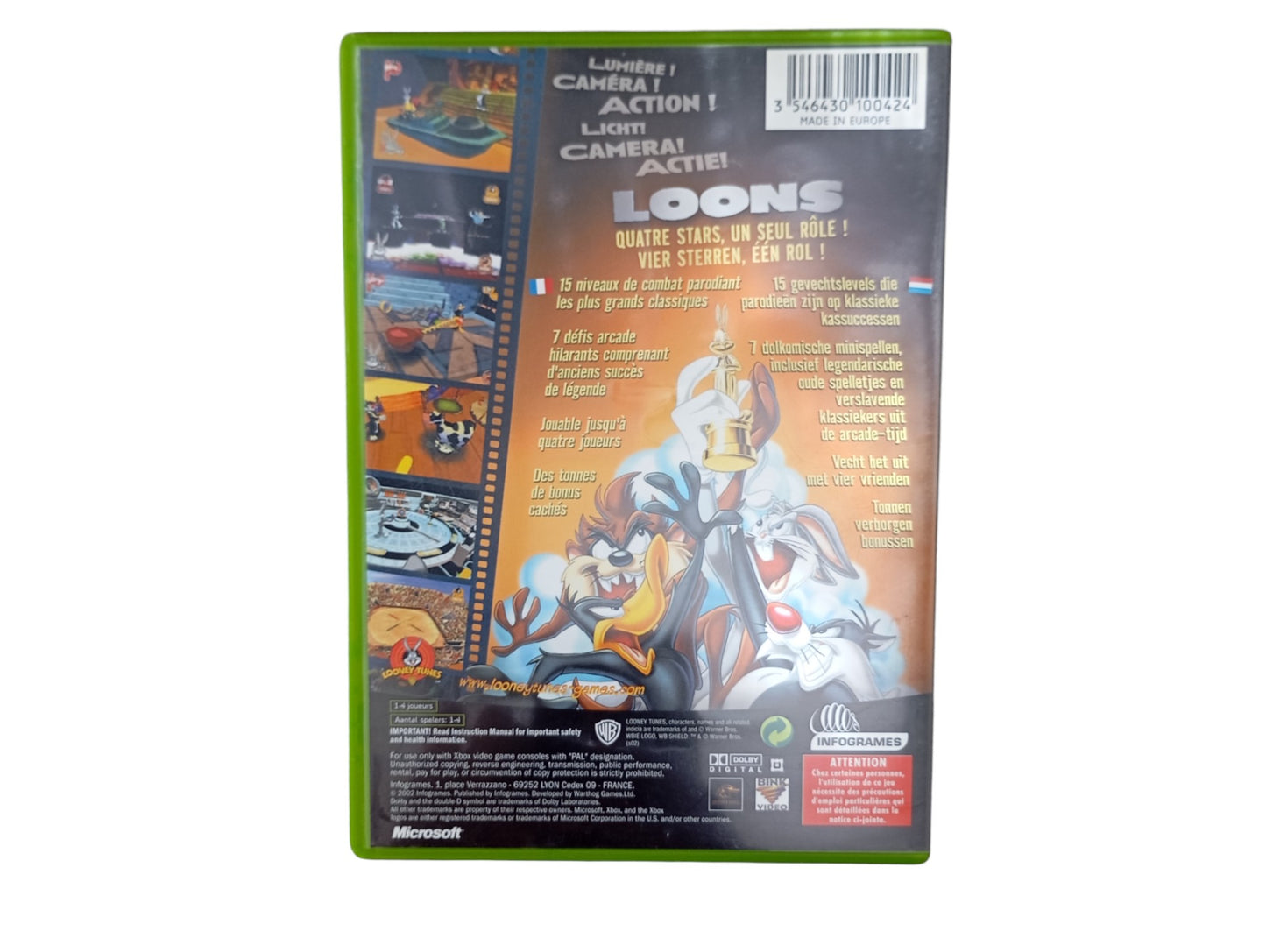 Loons: Le Combat pour la Gloire – Xbox (jeu original)