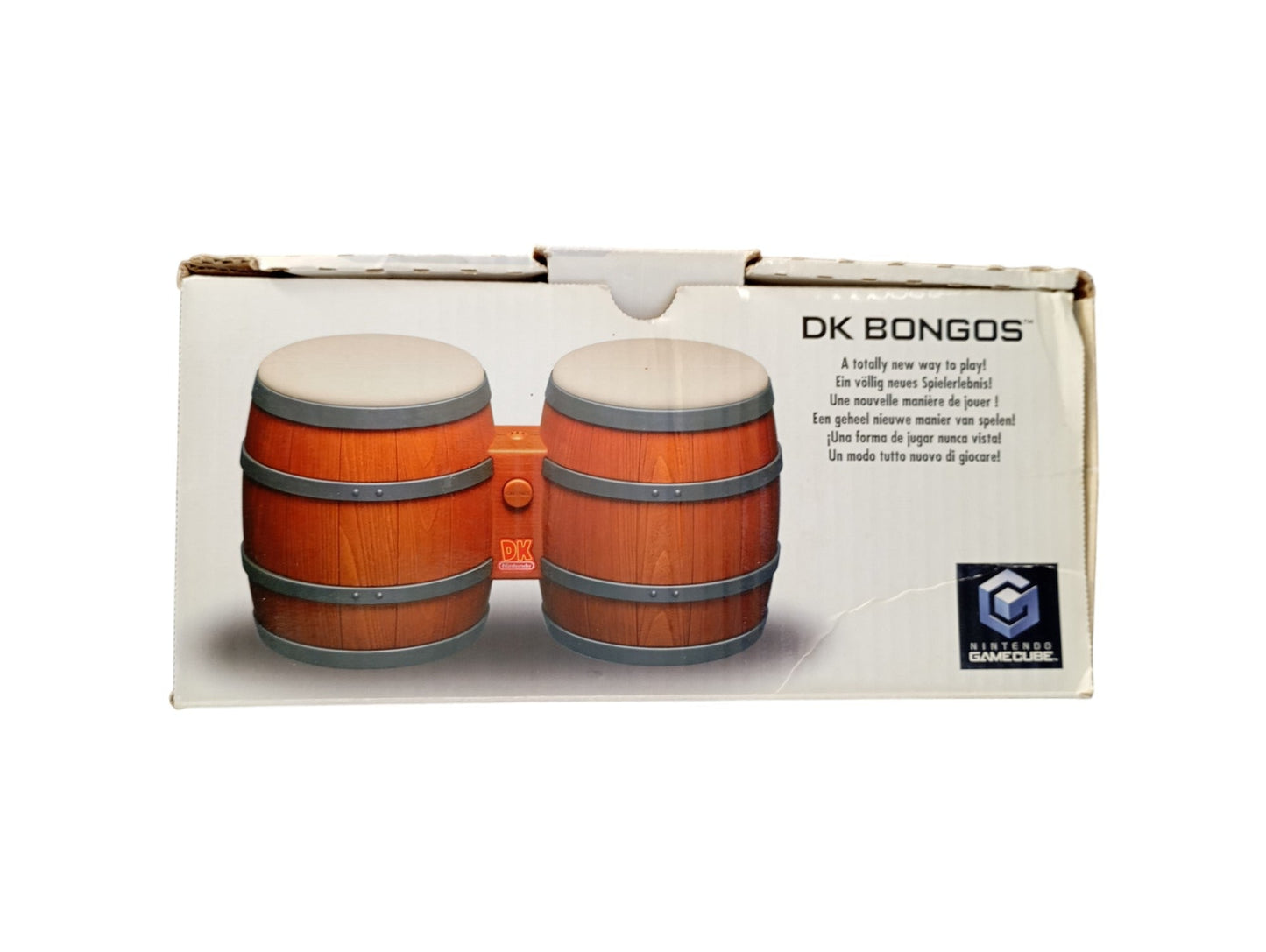 DK Bongos – Accessoire officiel Nintendo GameCube (Complet, sans cale)
