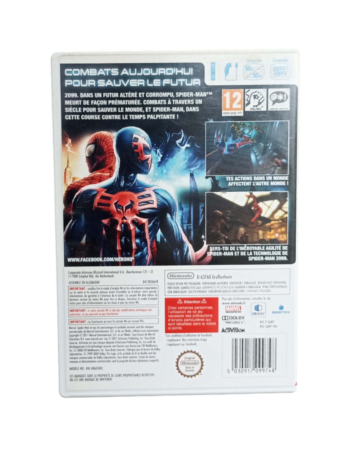 Spider-Man – Nintendo Wii (Complet)