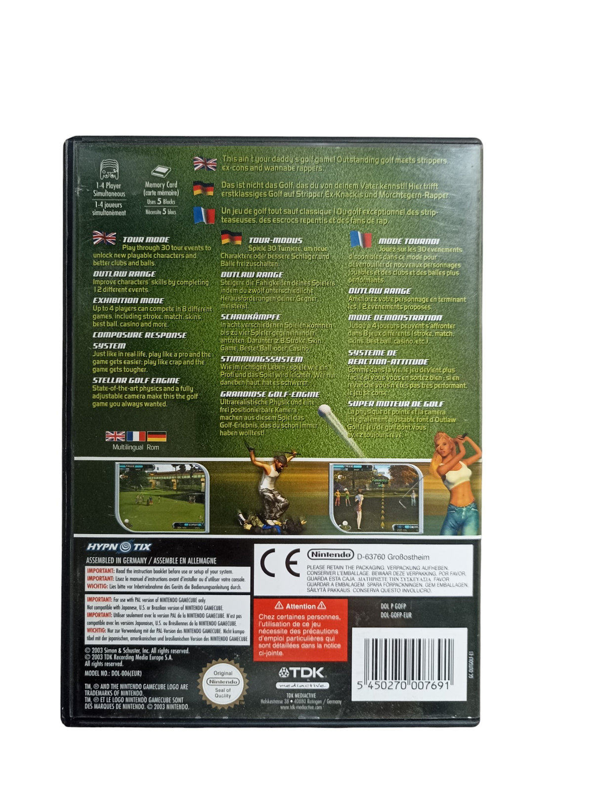 Outlaw Golf – Nintendo GameCube (Complet)