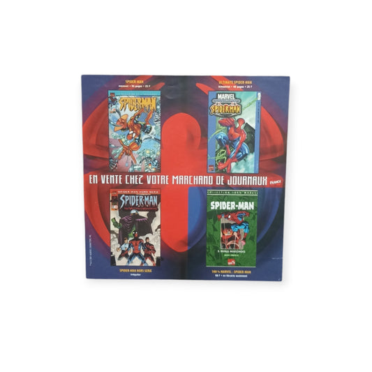 Insert publicitaire Marvel Spider-Man – Flyers magazines Panini / Marvel France (2002–2003) Playstation 1-2