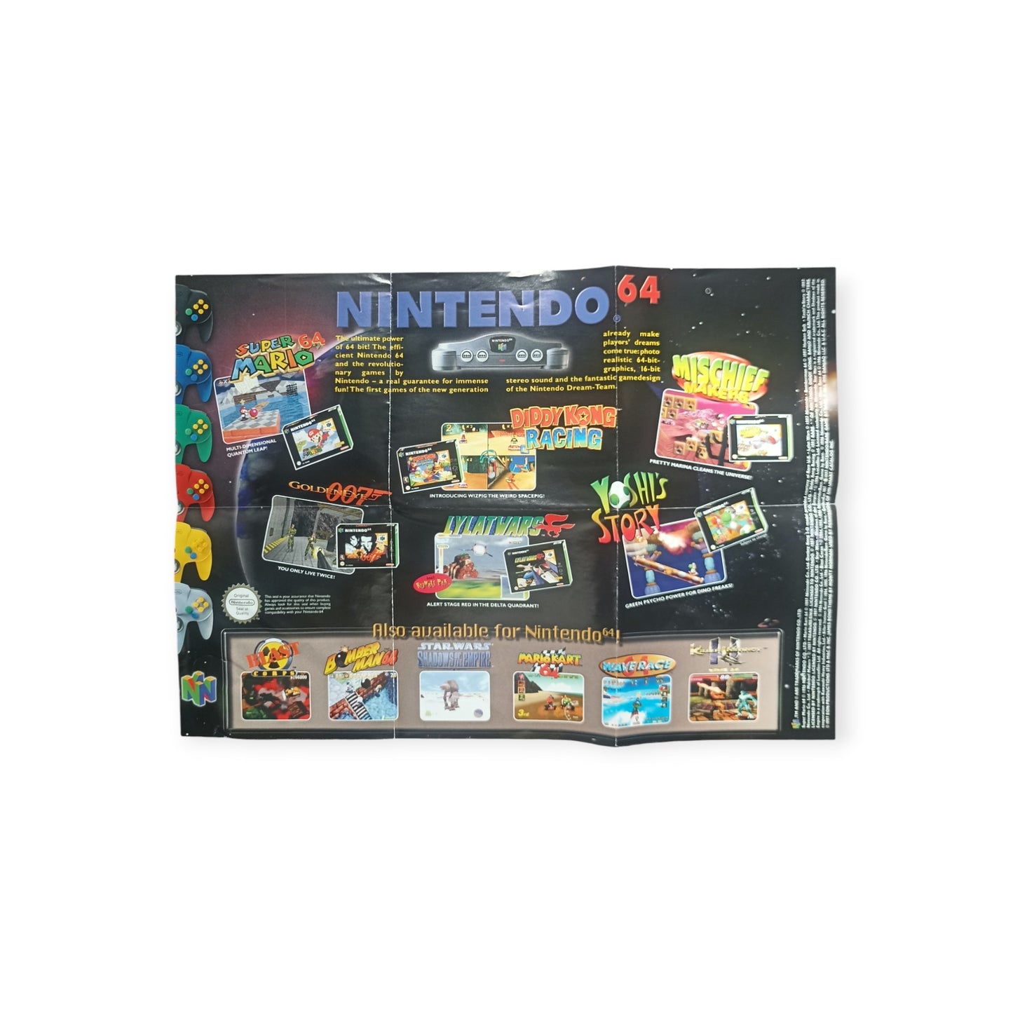 Dépliant PUB Nintendo 64/Game Boy