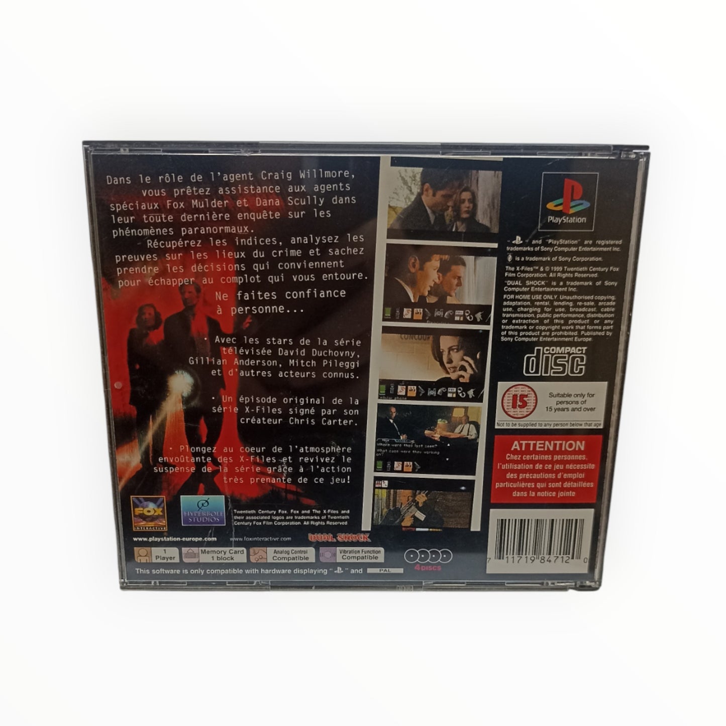 The X-Files – PlayStation 1 (PS1) – Complet