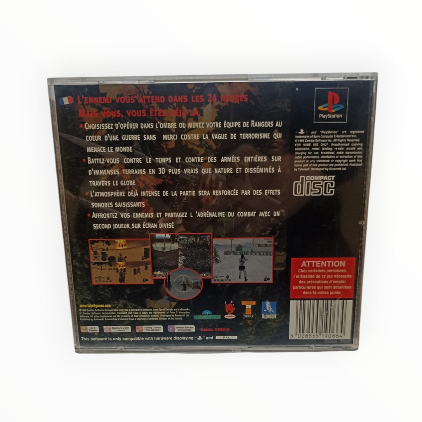 Spec Ops: Stealth Patrol – PlayStation 1 (PS1) – Complet