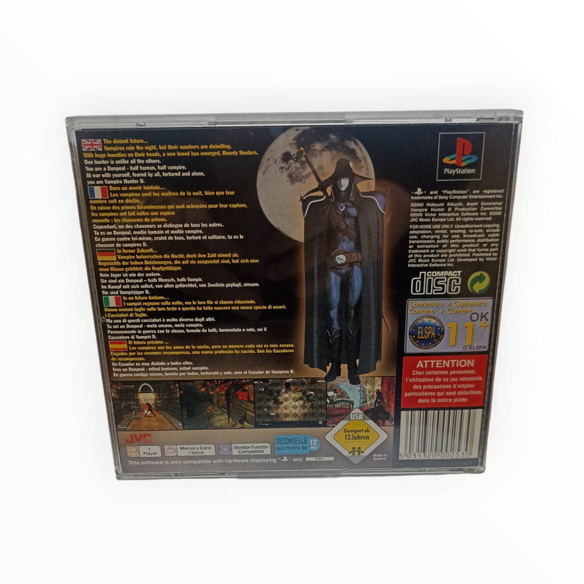 Vampire Hunter – PlayStation 1 (PS1) – Avec Notice