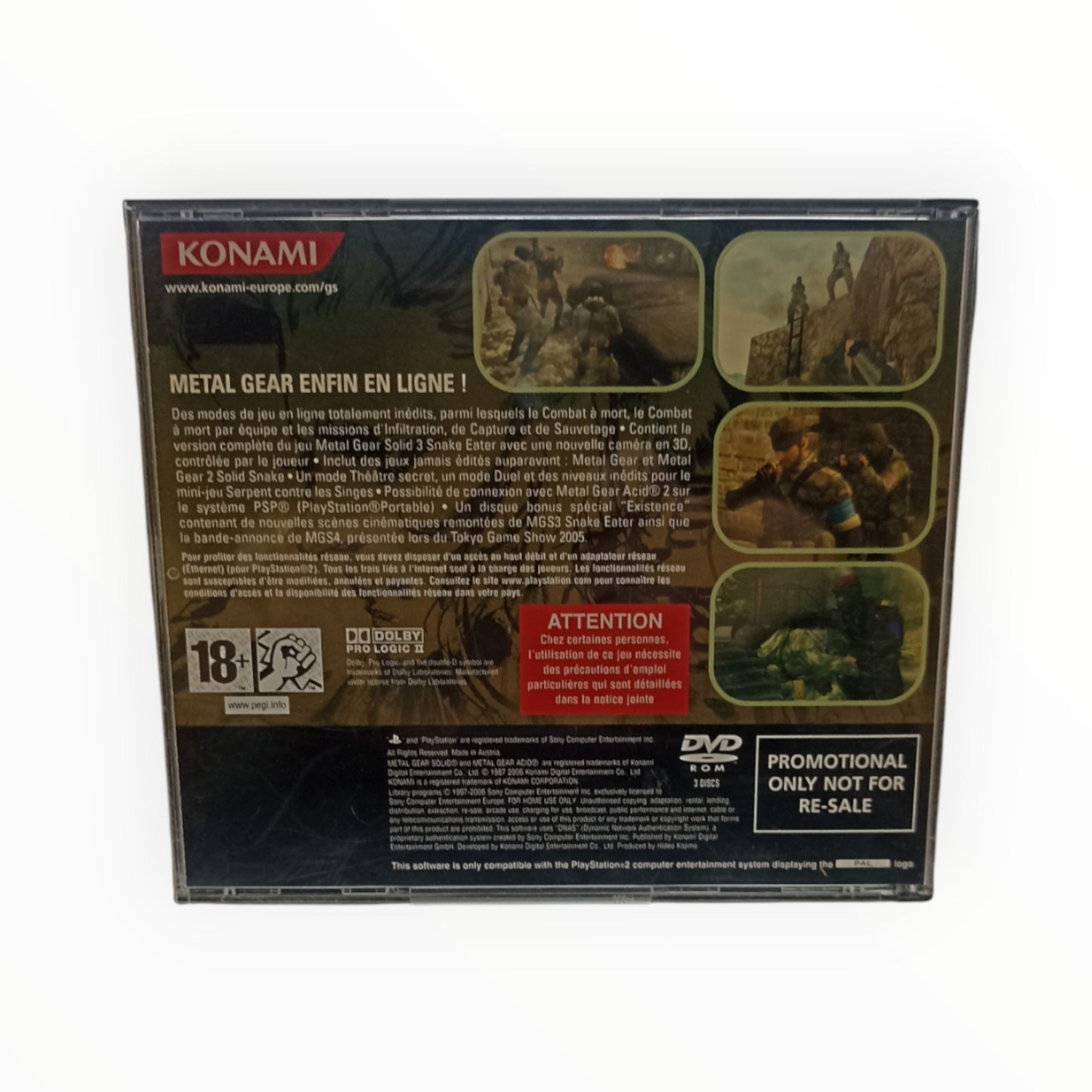 Metal Gear Solid 3: Subsistence – PlayStation 2