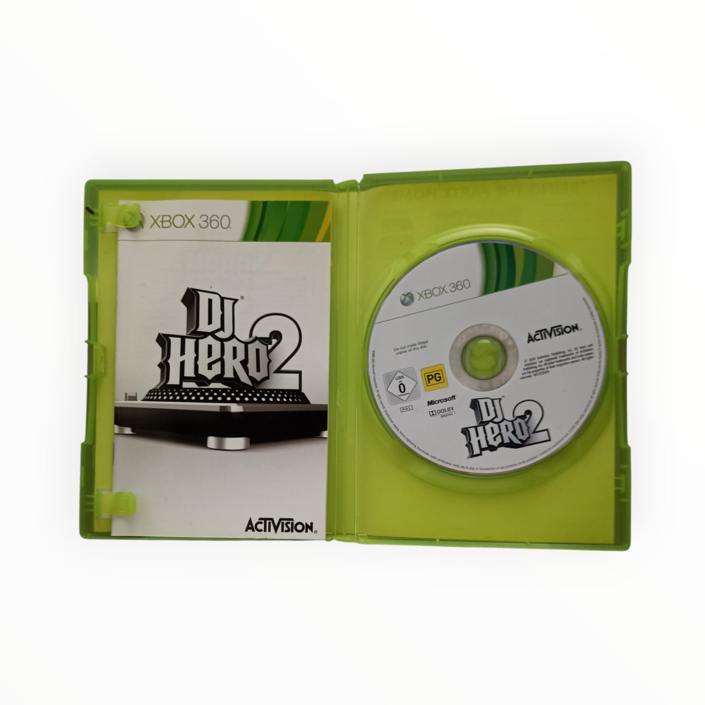 DJ Hero 2 – Xbox 360 – Complet (boîte + disque + notice)