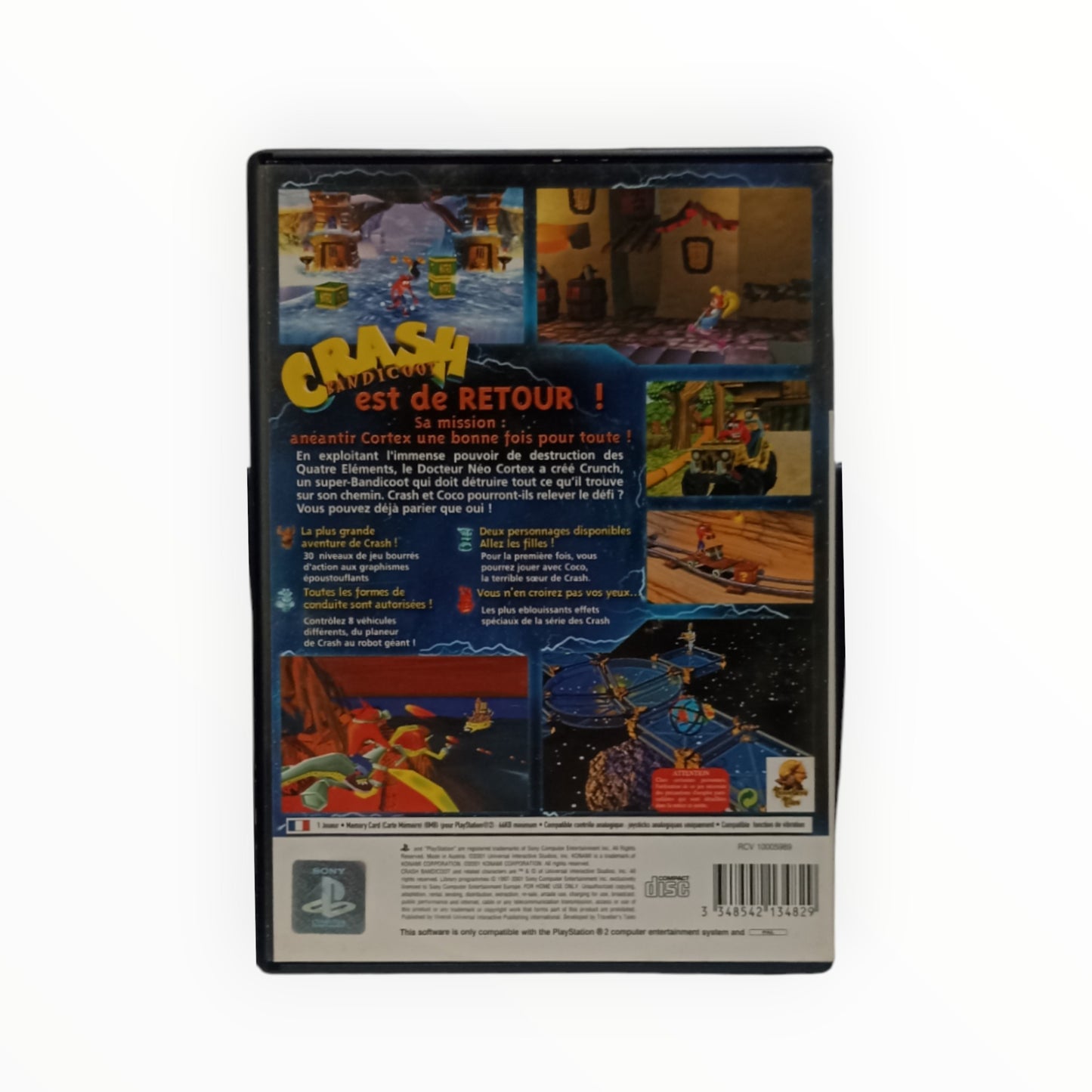 Crash Bandicoot: La Vengeance de Cortex – PlayStation 2 – Complet