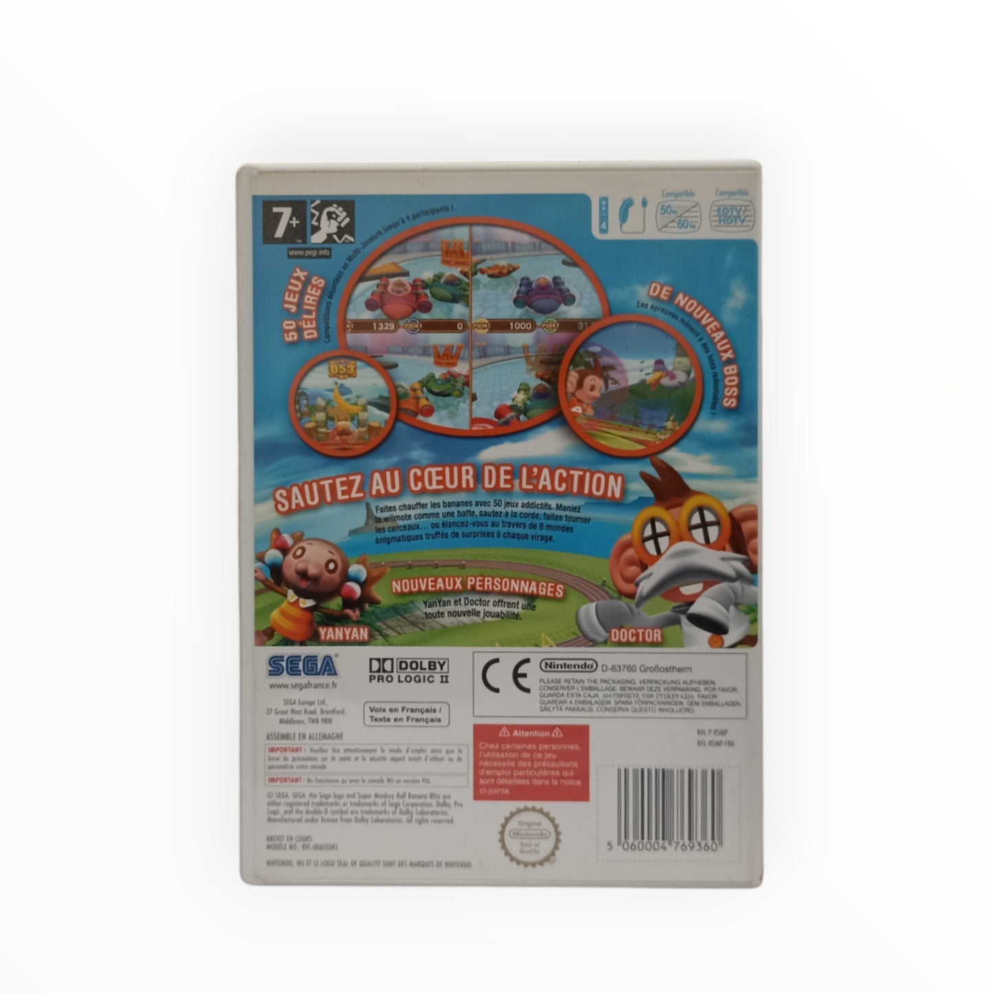Super Monkey Ball: Banana Blitz – Nintendo Wii (complet)