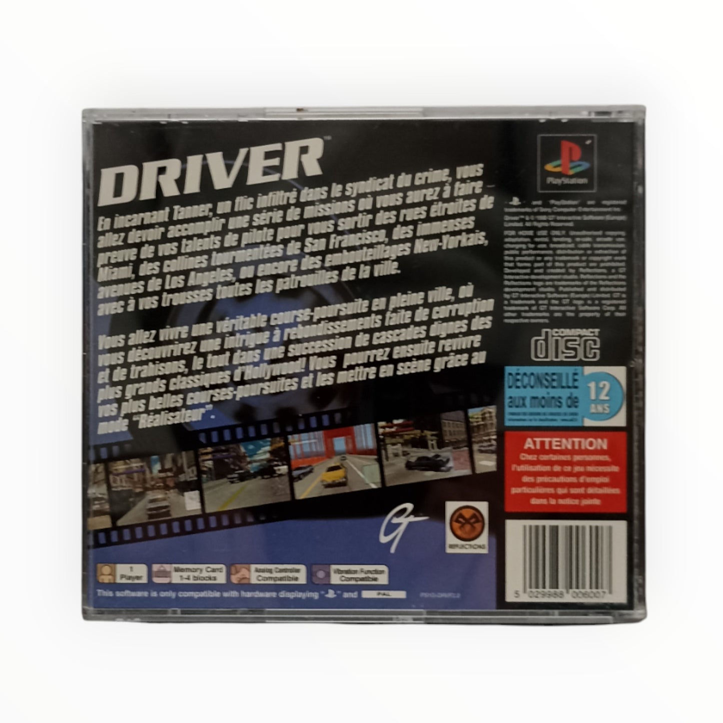 Driver – PlayStation 1 (Complet)