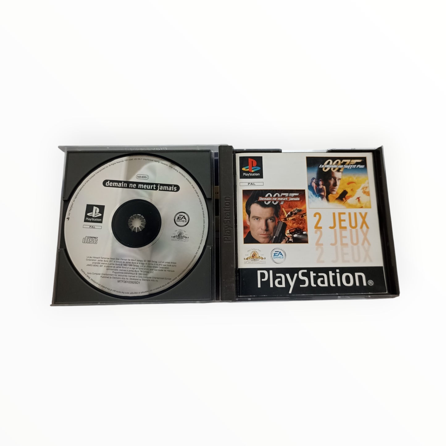James Bond 007 – Demain ne meurt jamais & Le Monde ne suffit pas (2 Jeux) – PlayStation 1