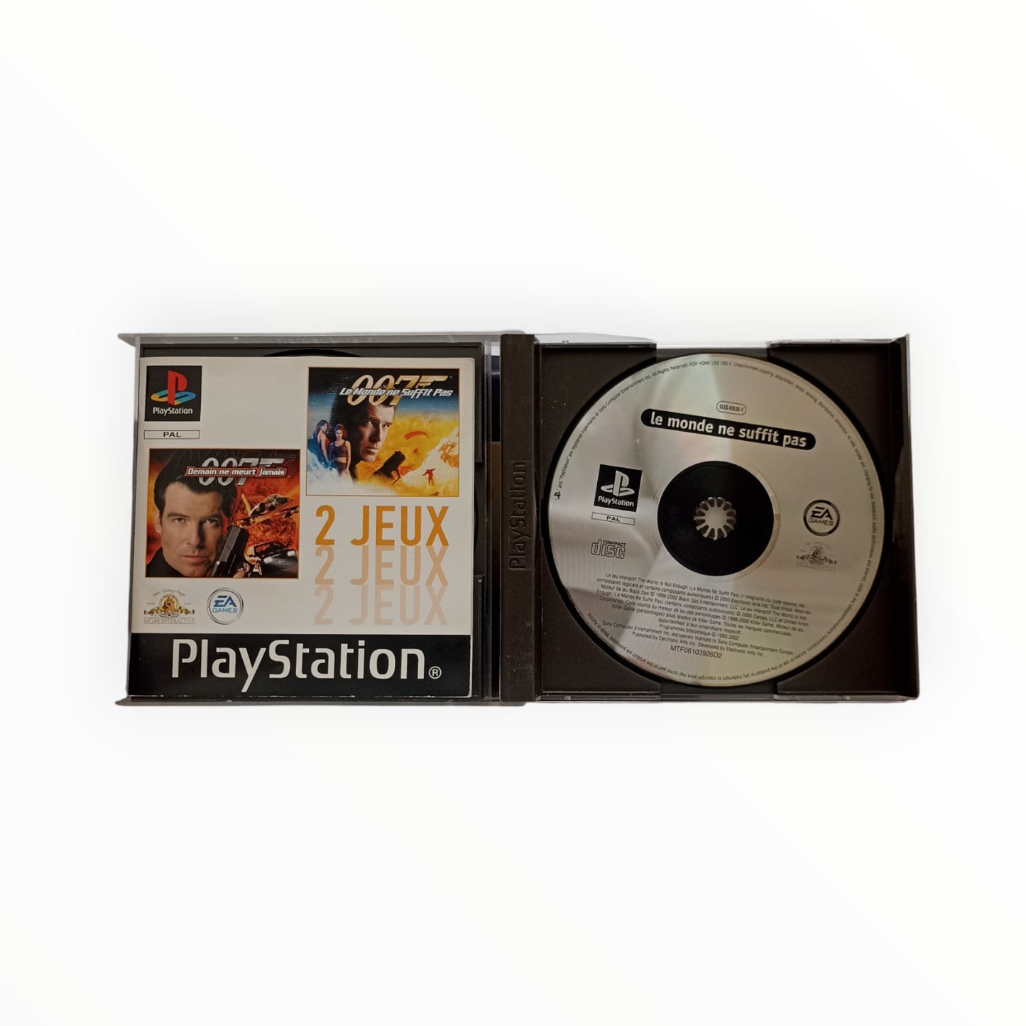 James Bond 007 – Demain ne meurt jamais & Le Monde ne suffit pas (2 Jeux) – PlayStation 1