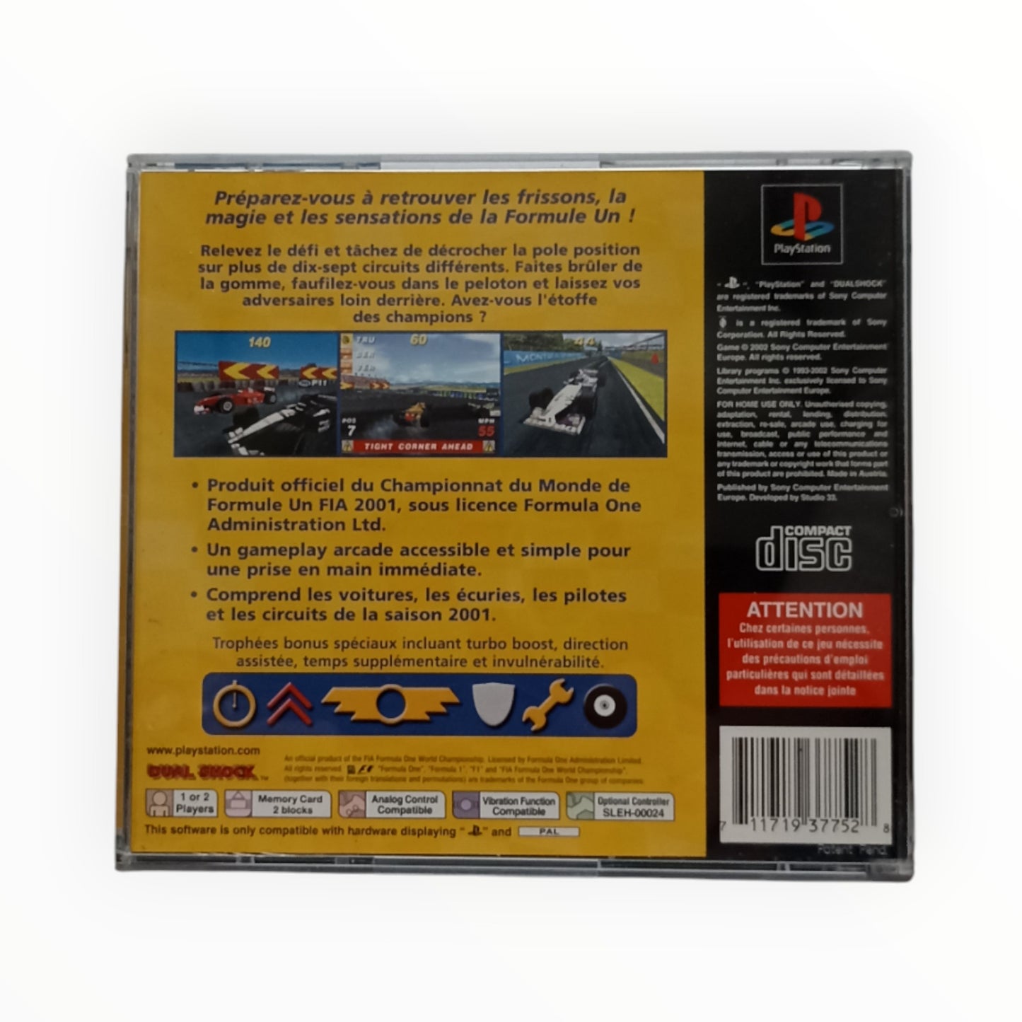 Formula One Arcade – PlayStation 1 (Complet)