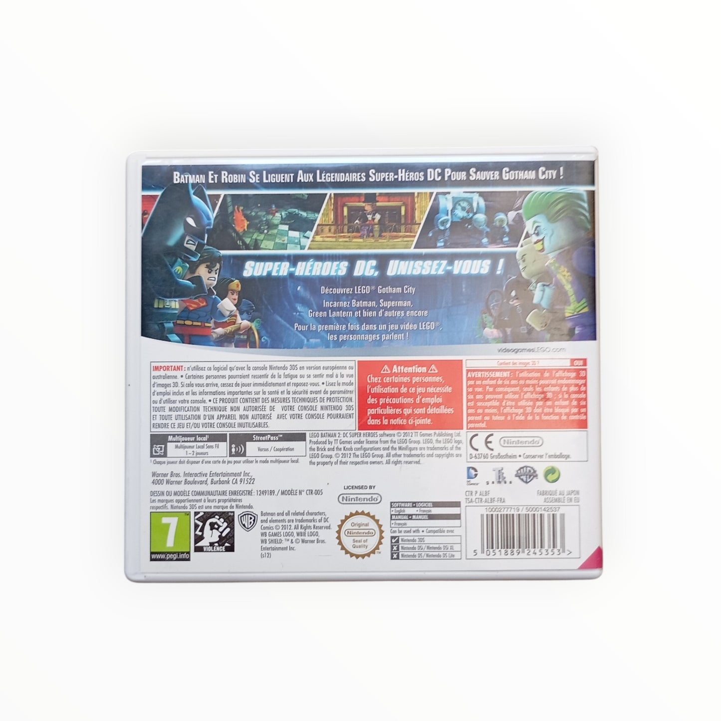 LEGO Batman 2: DC Super Heroes – Nintendo 3DS (sans notice)