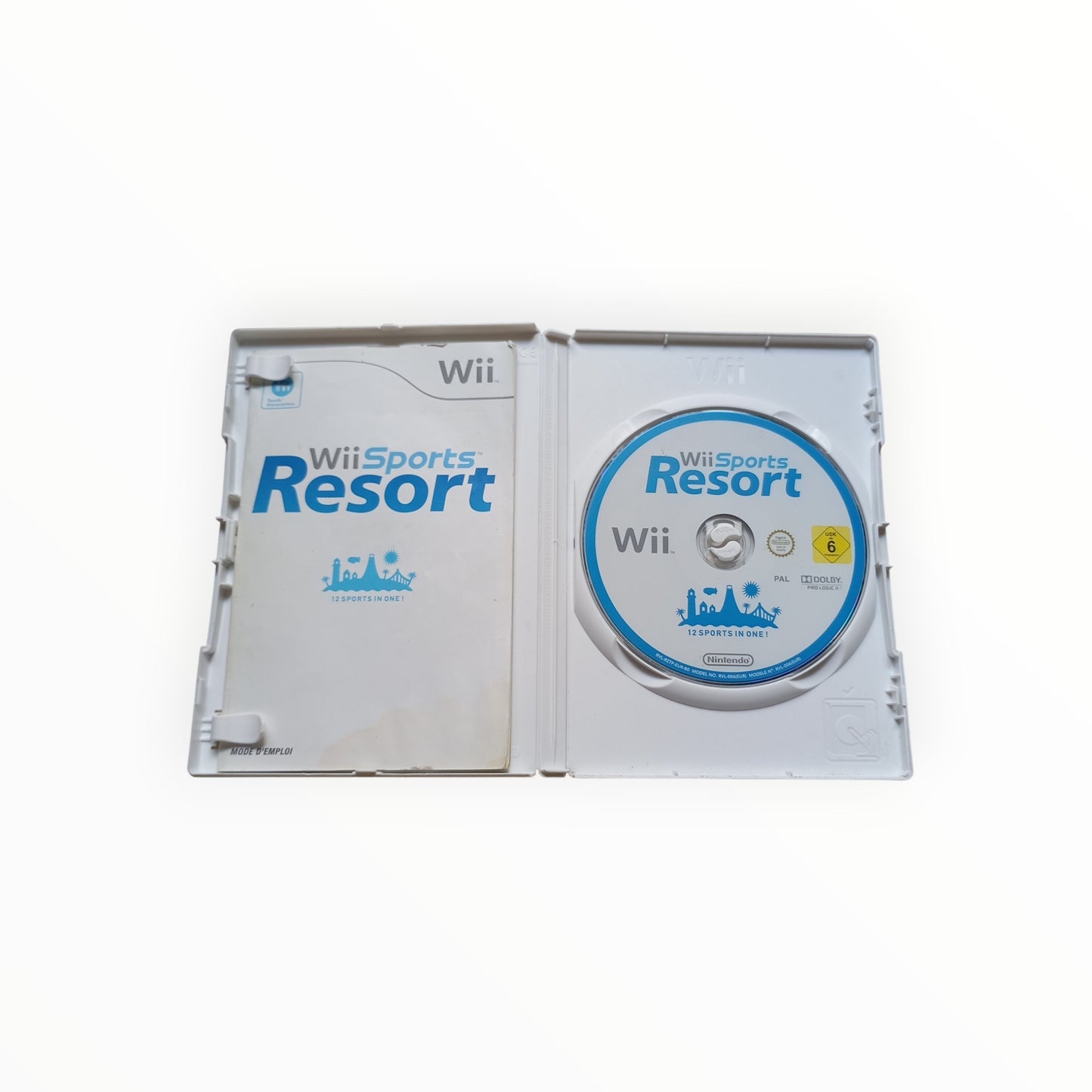 Wii Sports Resort – Complet (boîte + notice + disque)