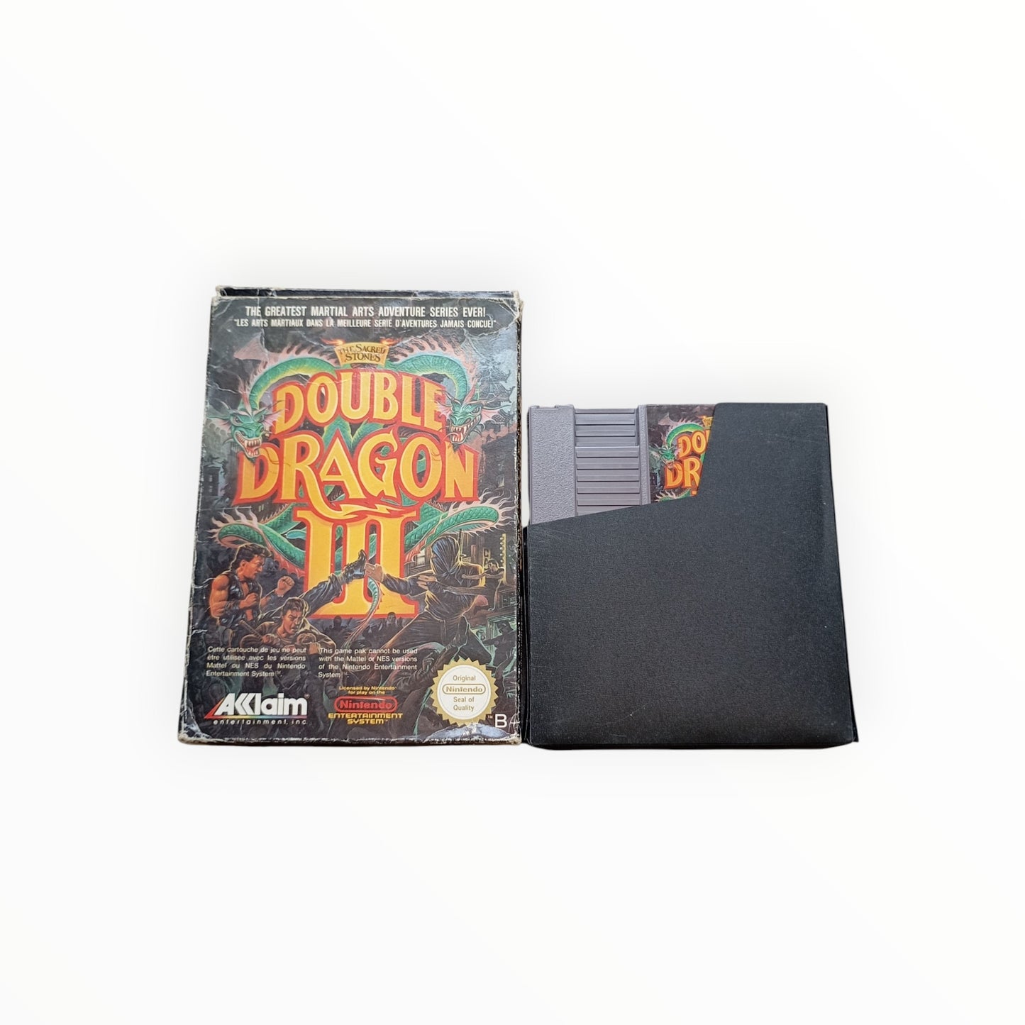 Double Dragon III: The Sacred Stones – Nintendo NES (sans notice)