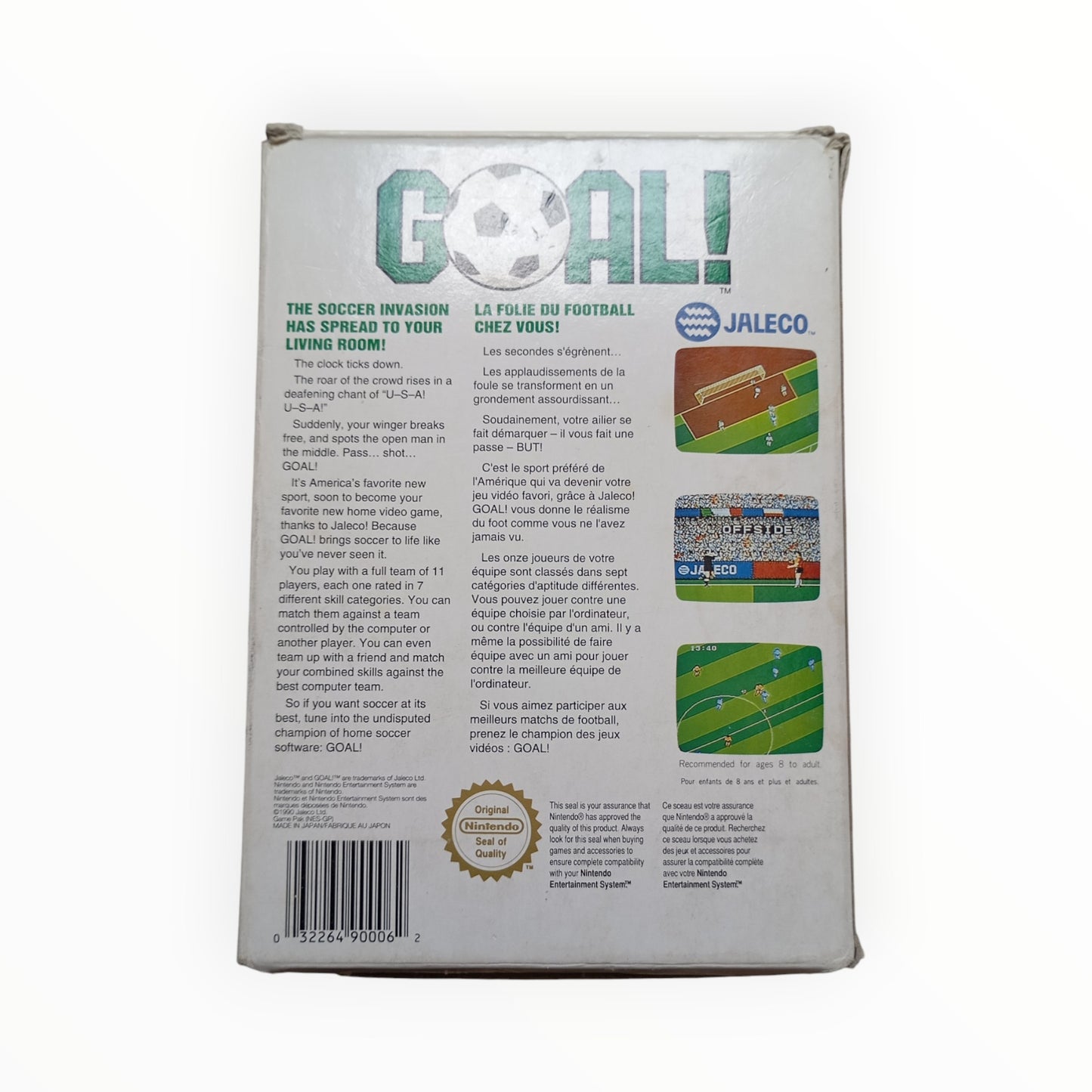 Goal! – Nintendo NES (sans notice)