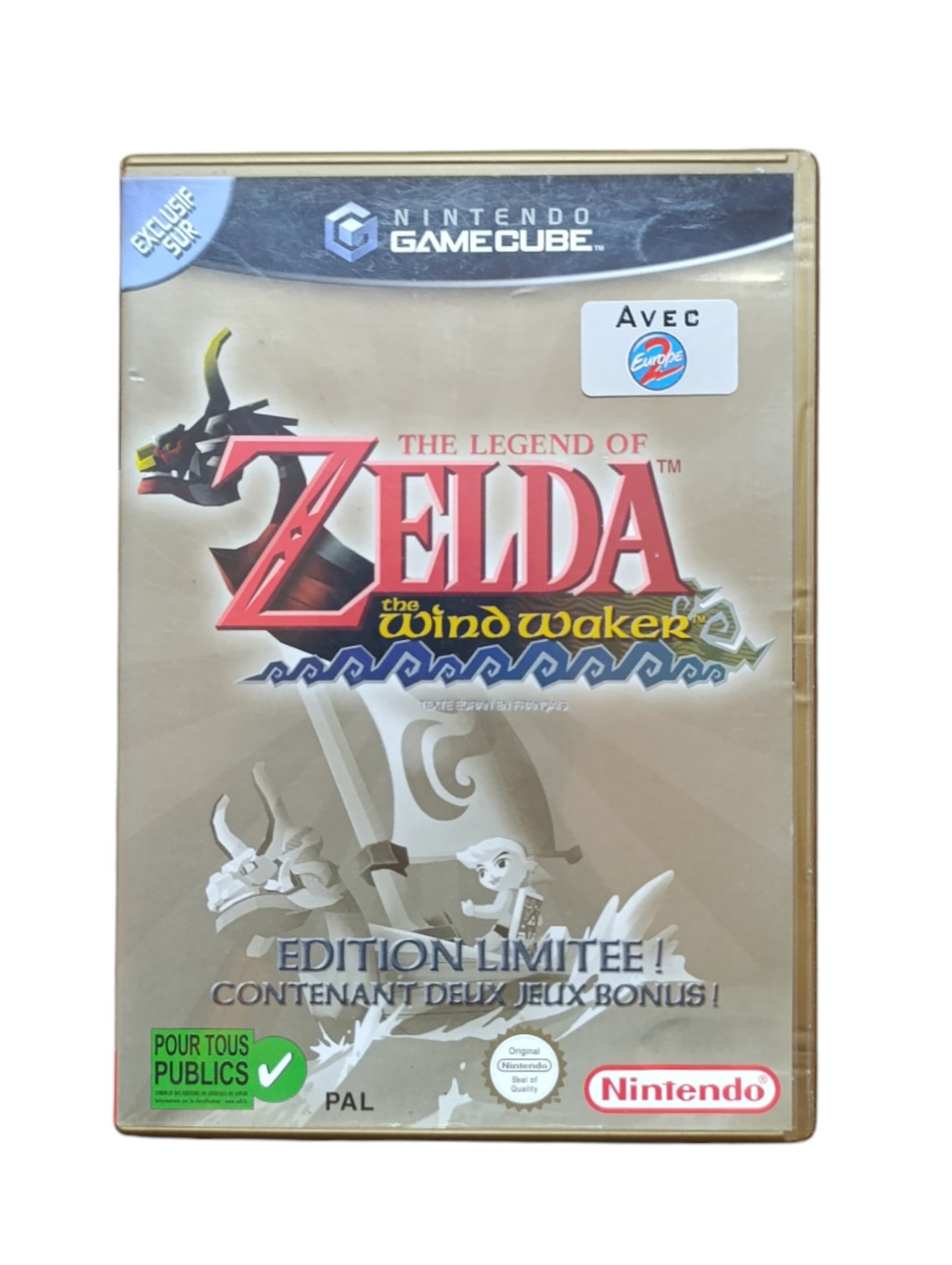 The Legend of Zelda : The Wind Waker Edition Limitée - Boîte Dorée