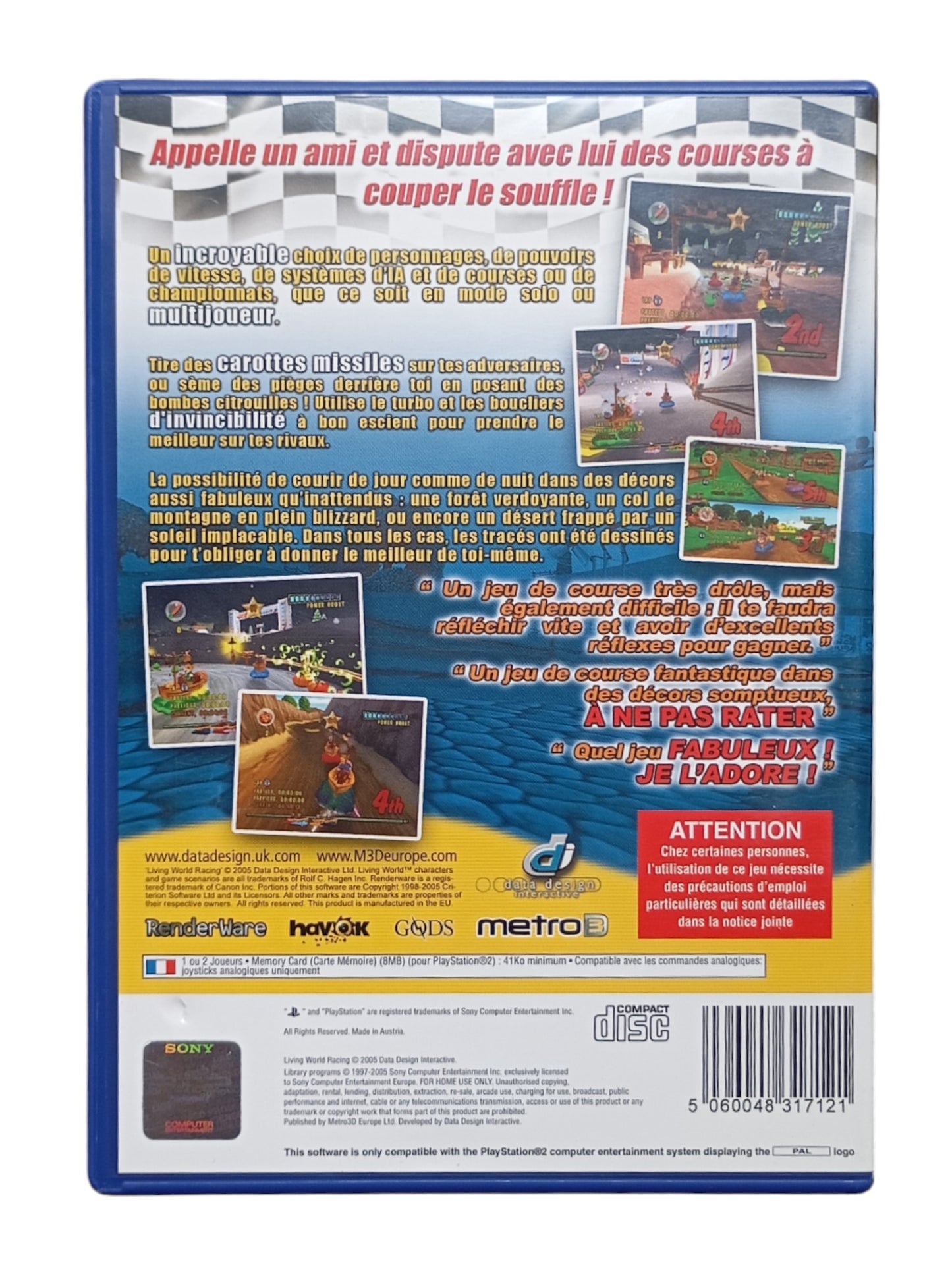 Living world racing Playstation 2 (PS2)