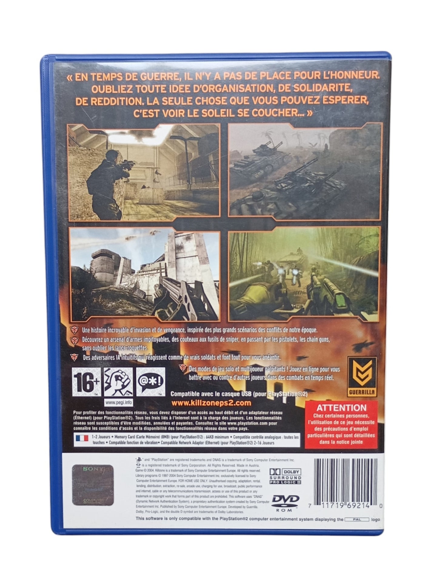 Killzone Playstation 2 (PS2)