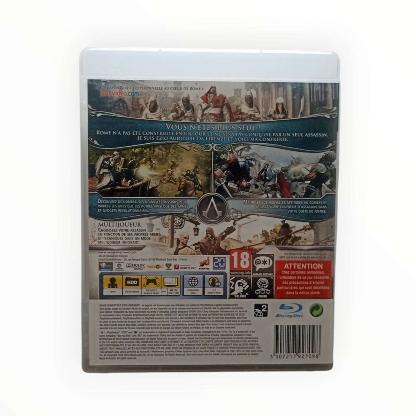 Assassin’s Creed: Brotherhood – Édition Da Vinci – PlayStation 3 (PS3) – Complet