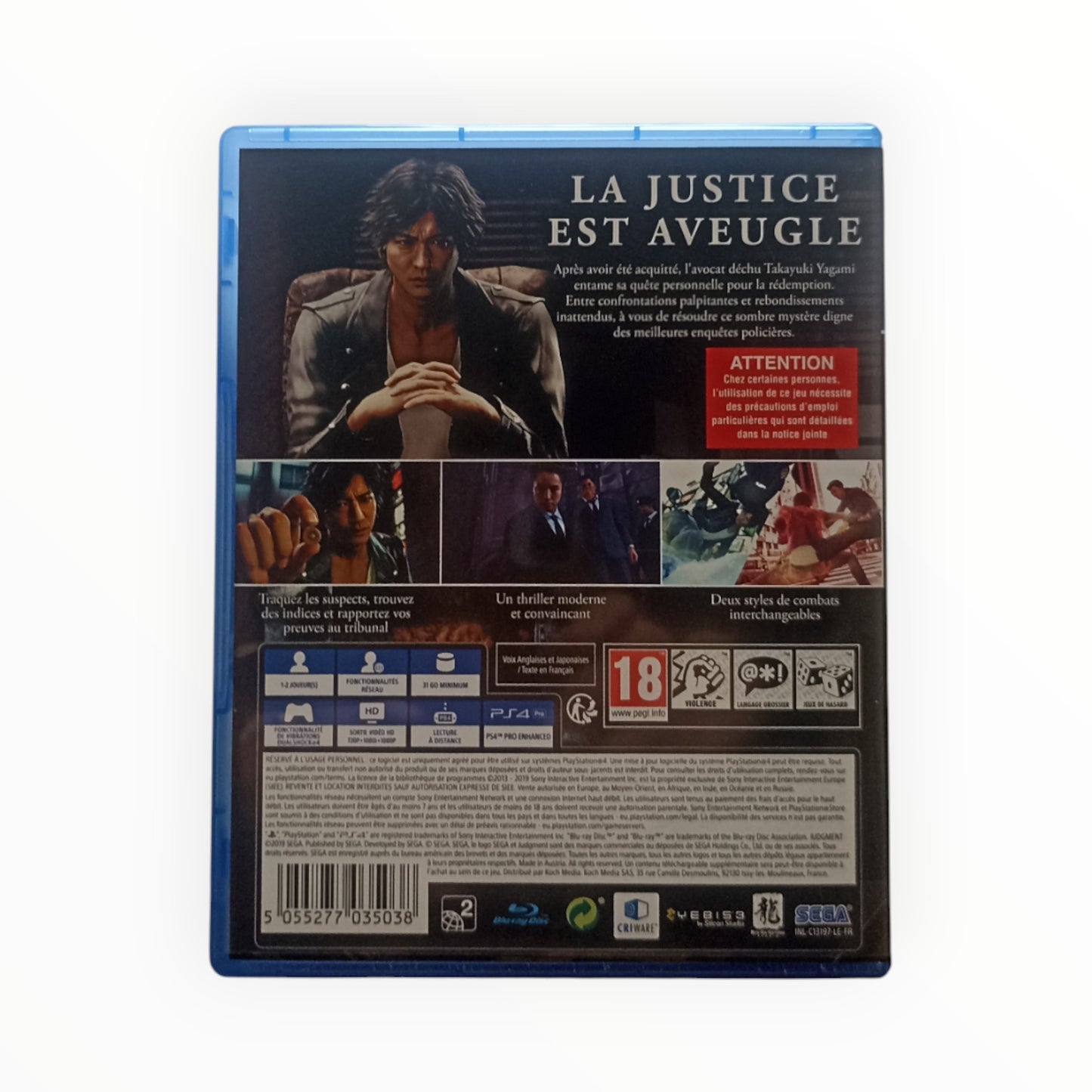 Judgment (playstation 4) complet