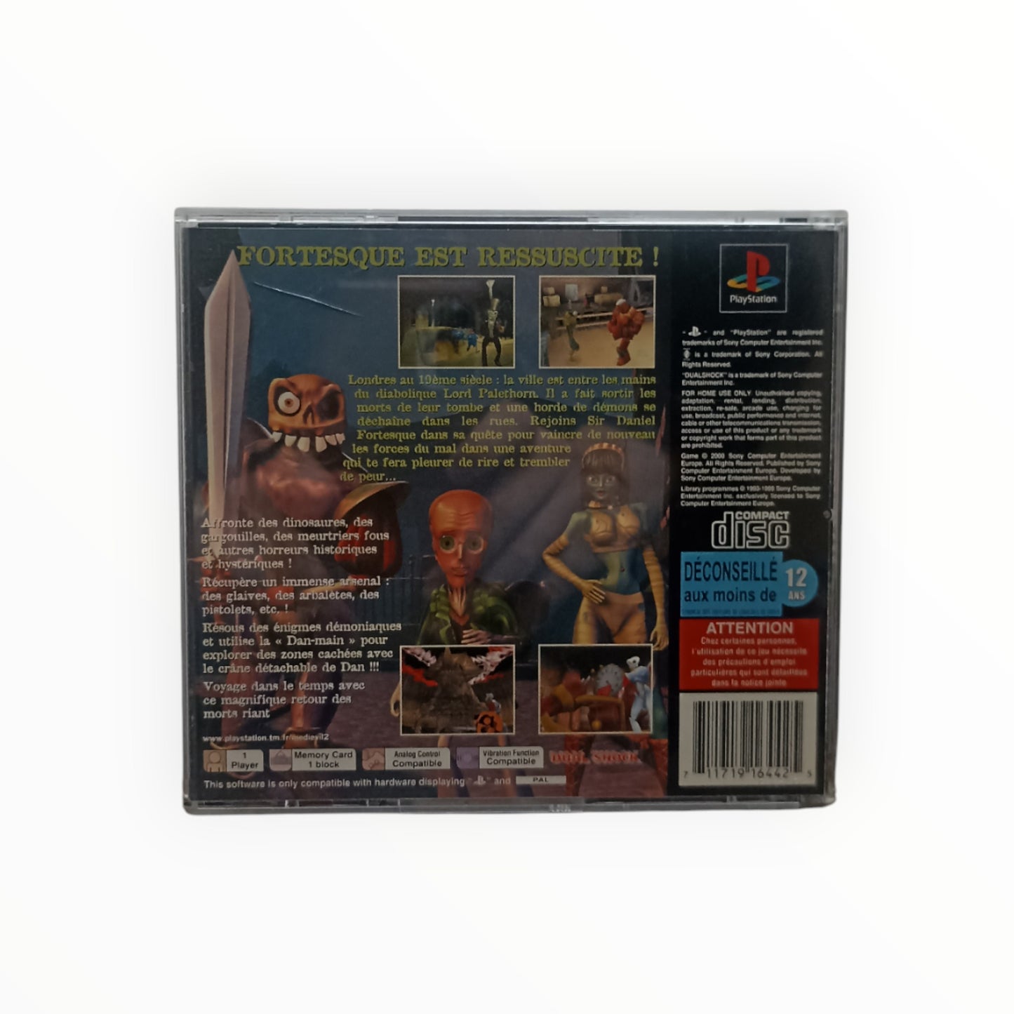 Medievil 2 (playstation 1) complet