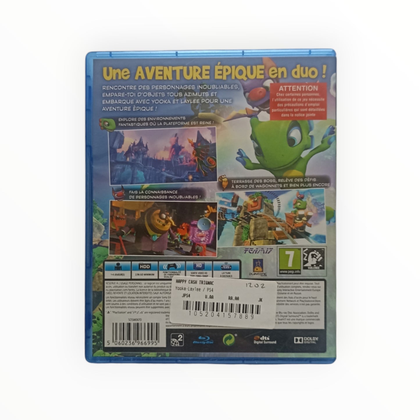 Yooka-Laylee Playstation 4 (PS4)