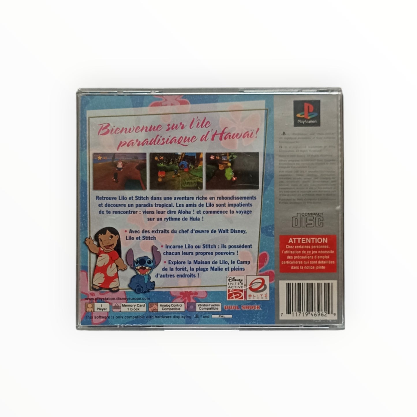 Lilo & Stitch – Ouragan sur Hawaï (Platinum) Playstation 1 (PS1)
