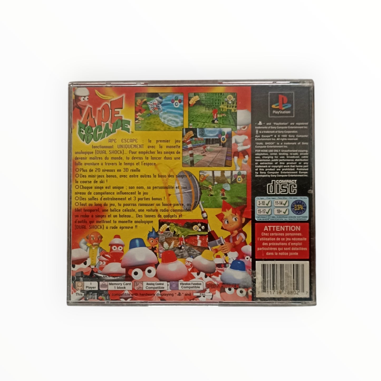Ape Escape Playstation 1 (PS1)