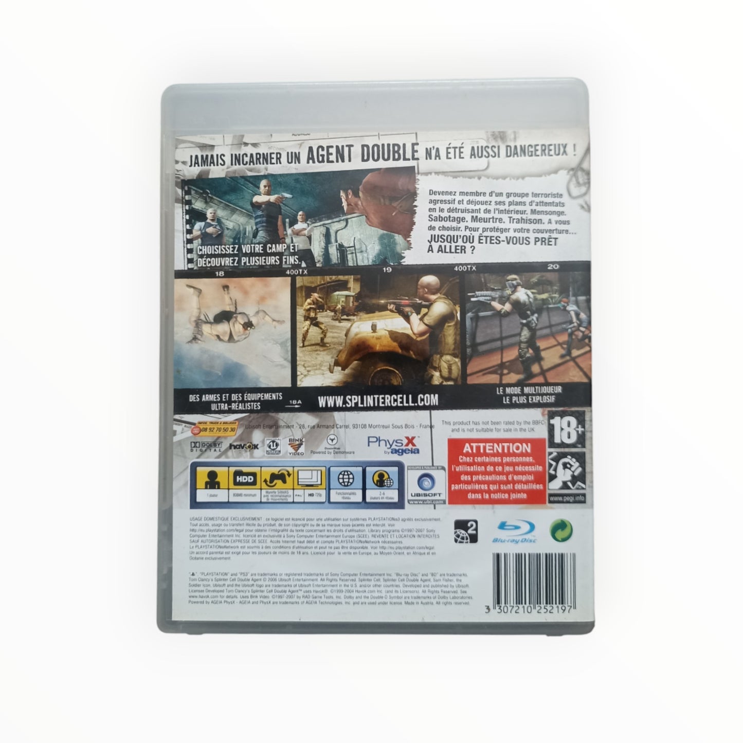 Tom Clancy’s Splinter Cell: Double Agent (PS3)