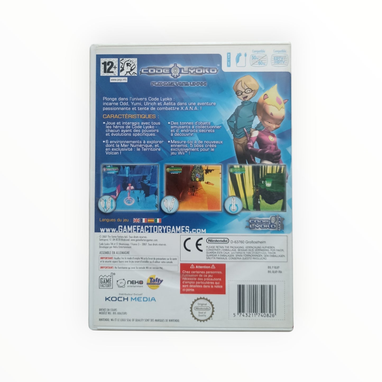 Code Lyoko : Plongez vers l’Infini WII