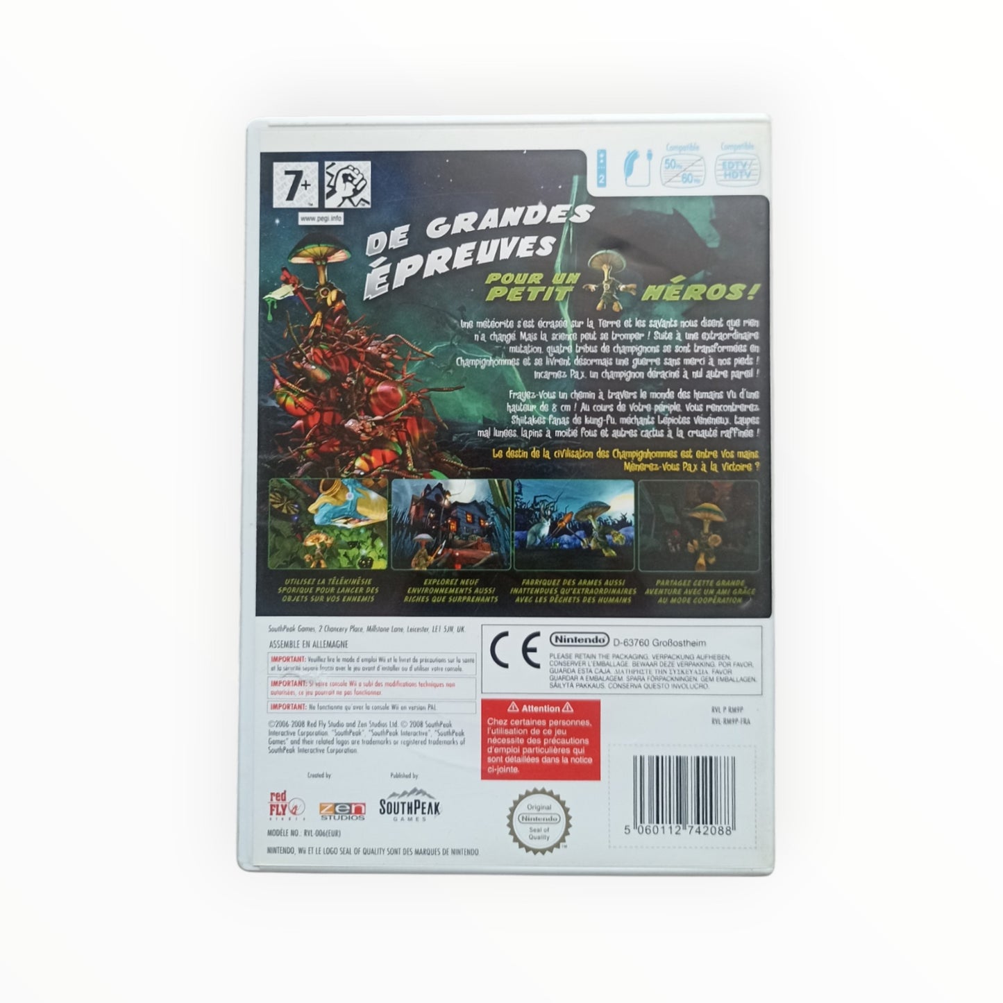 Mushroom Men : La Guerre des Spores WII