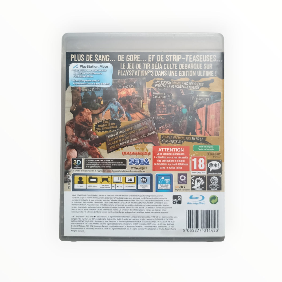 The House of the Dead: Overkill – Extended Cut Playstation 3 (PS3)