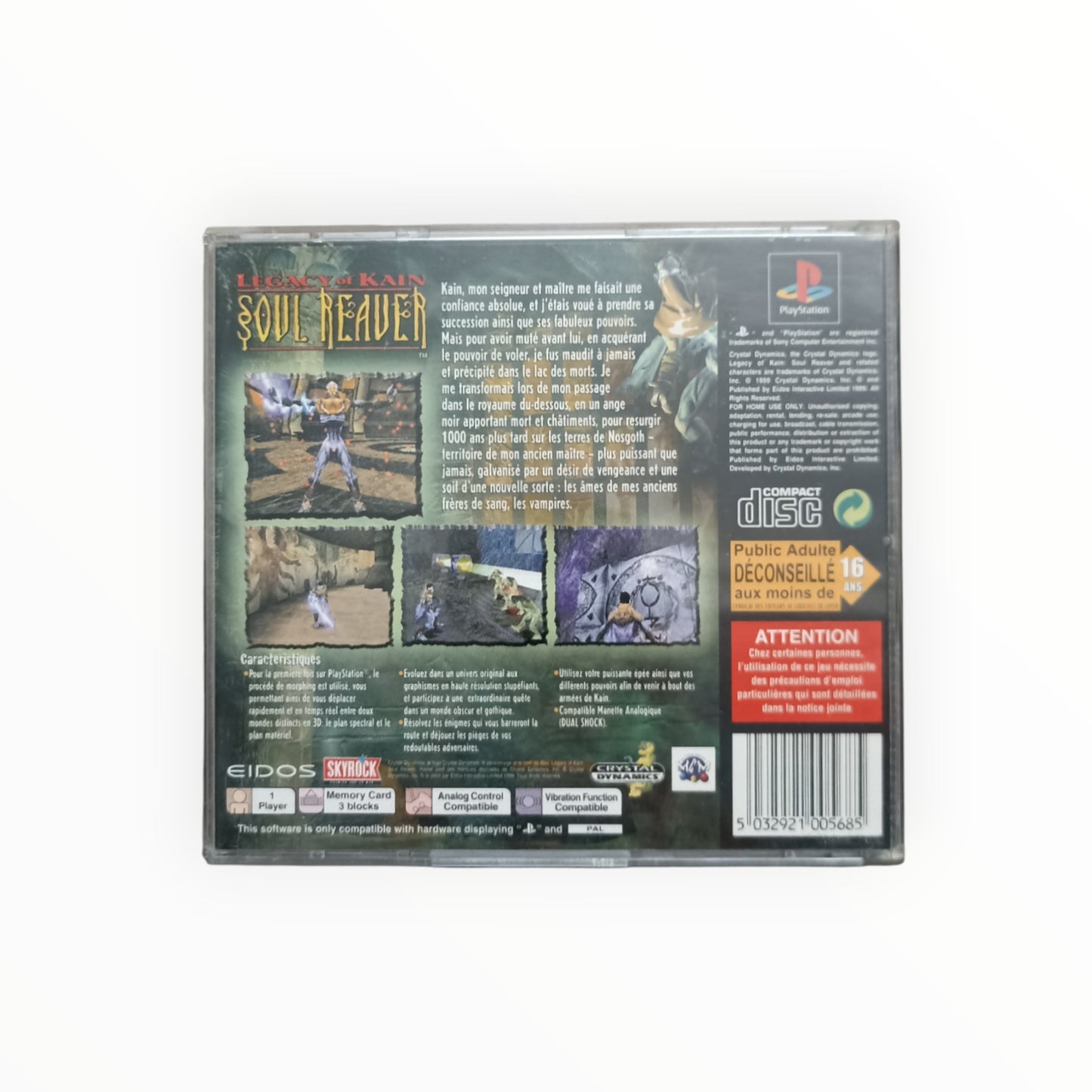 Legacy of Kain: Soul Reaver Playstaion 1 (PS1)