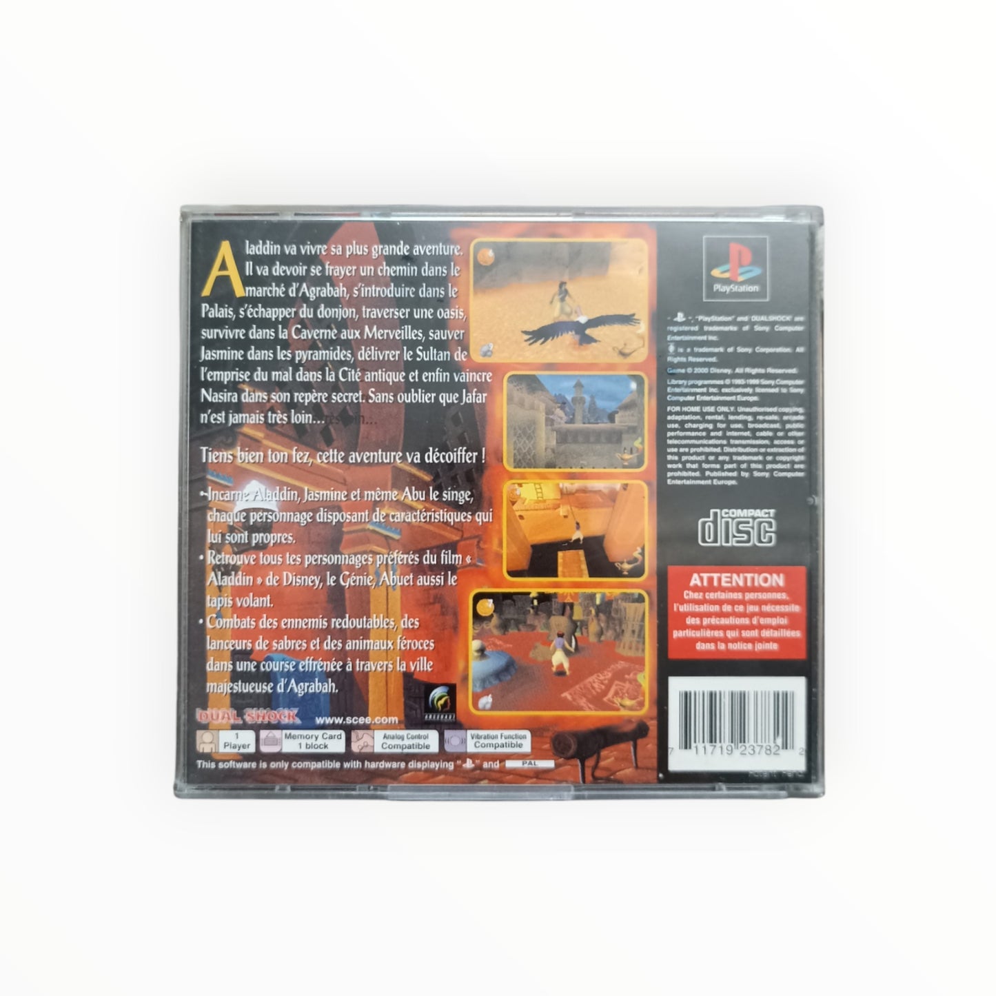 Aladdin – La Revanche de Nasira Playstation 1 (PS1)