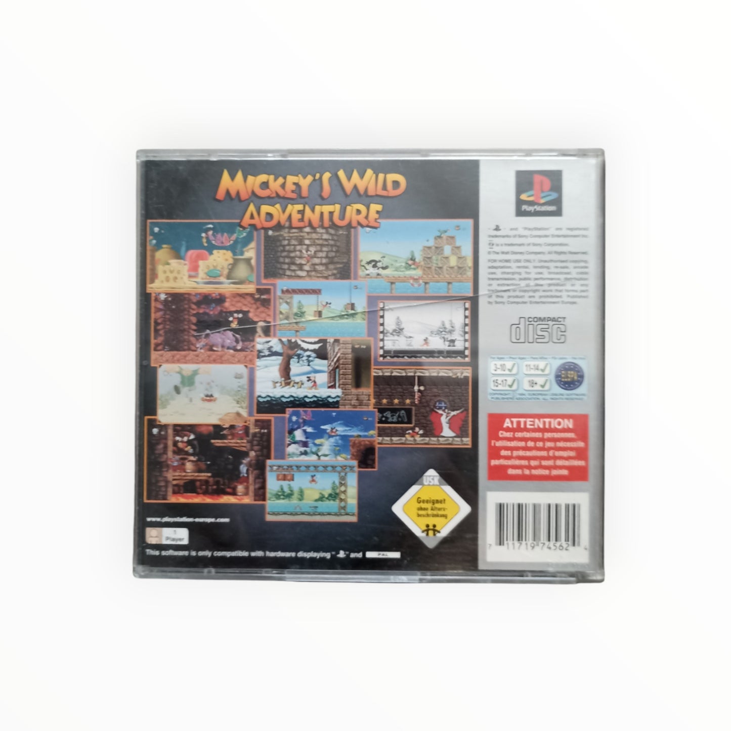 Mickey’s Wild Adventure (Platinum) Playstation 1 (PS1)