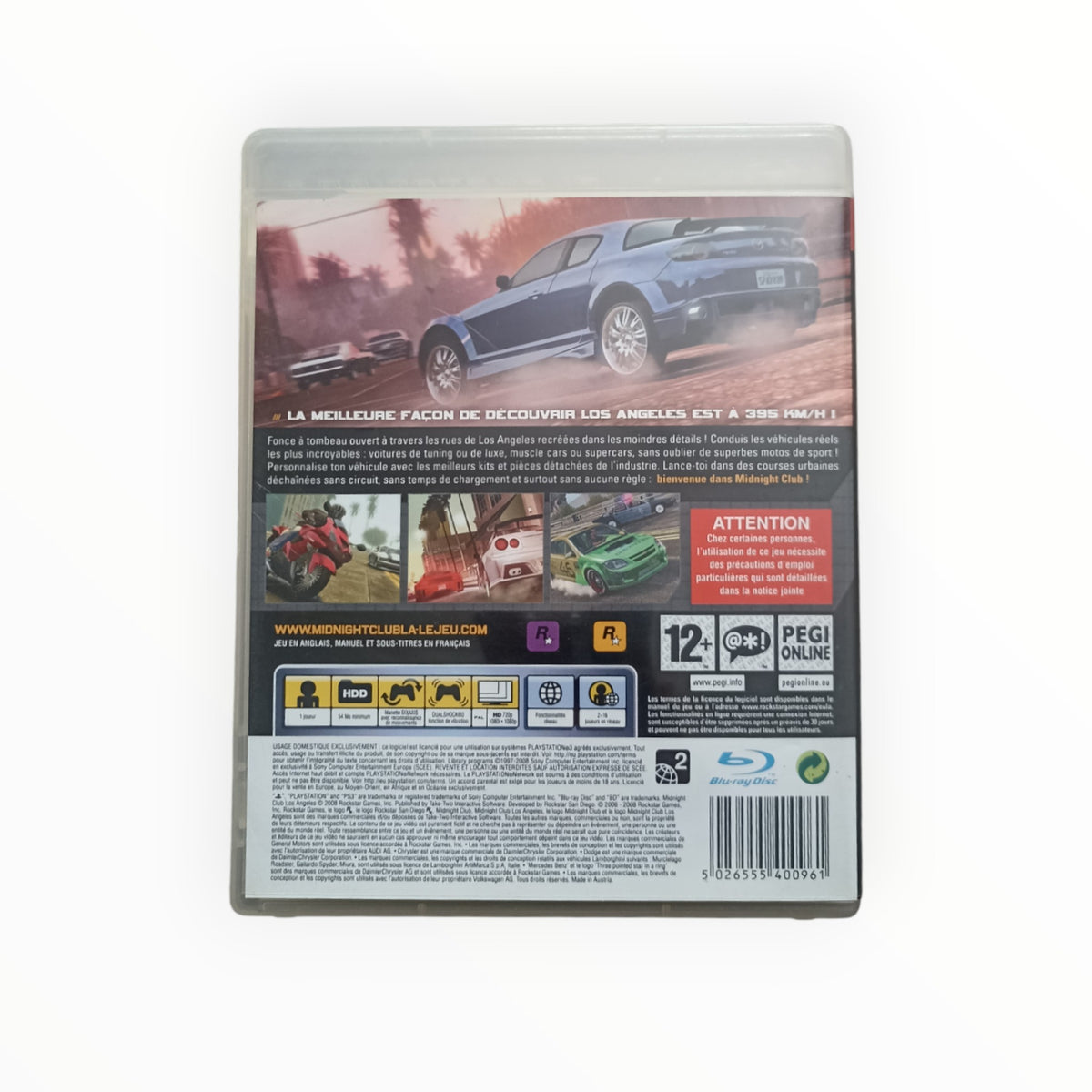 Midnight Club: Los Angeles Playstation 3 (PS3)