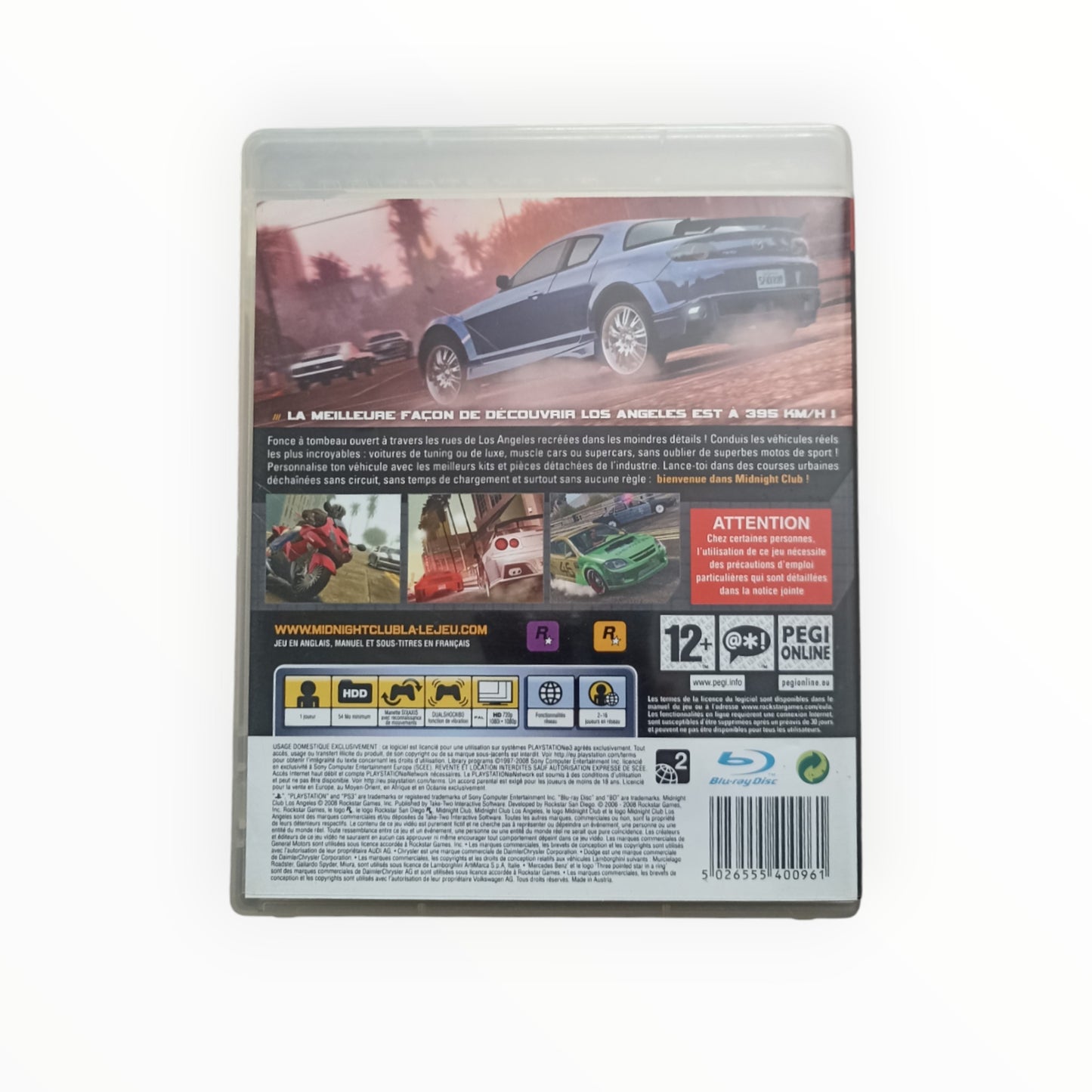 Midnight Club: Los Angeles Playstation 3 (PS3)