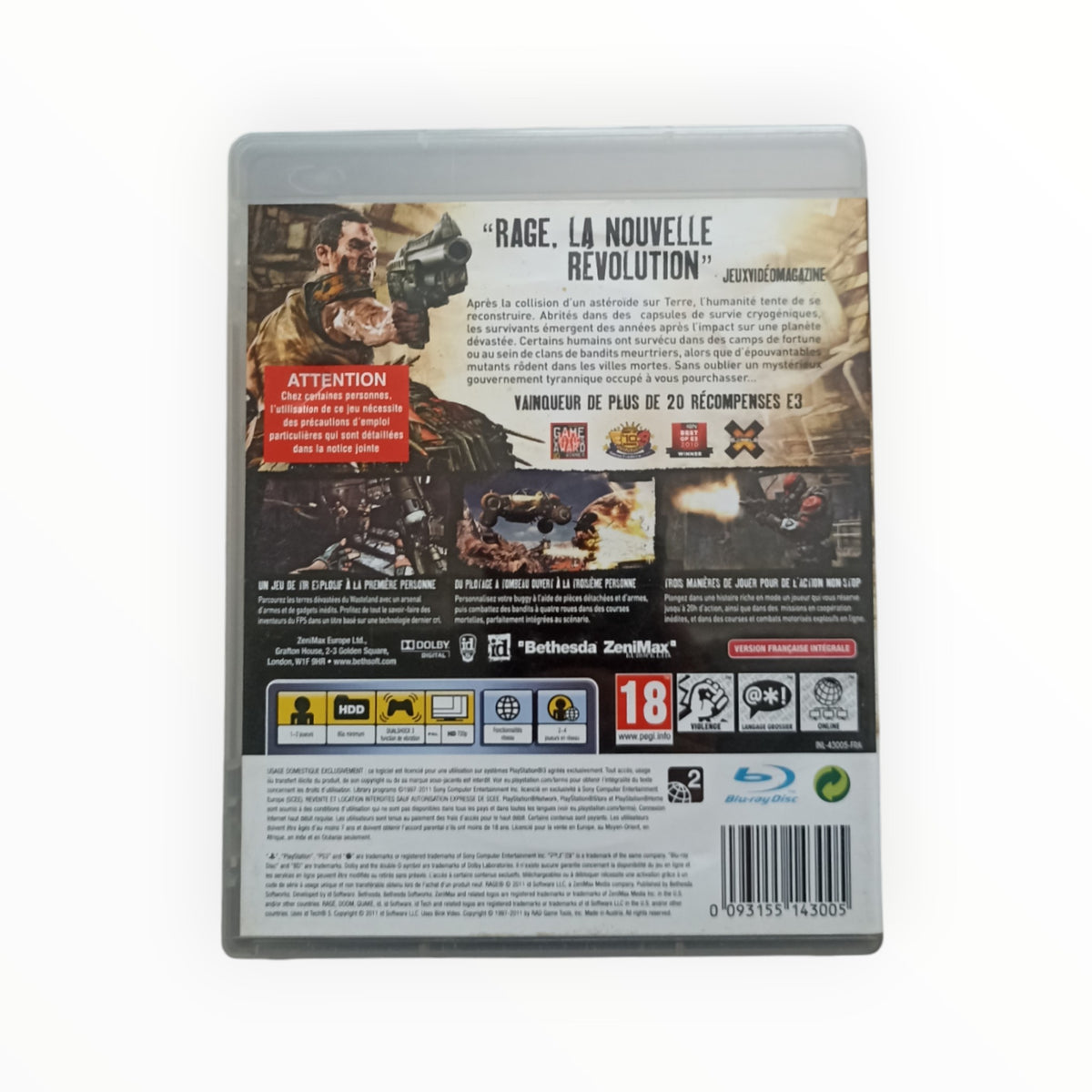 Rage Anarchy Edition Playstation 3 (PS3)