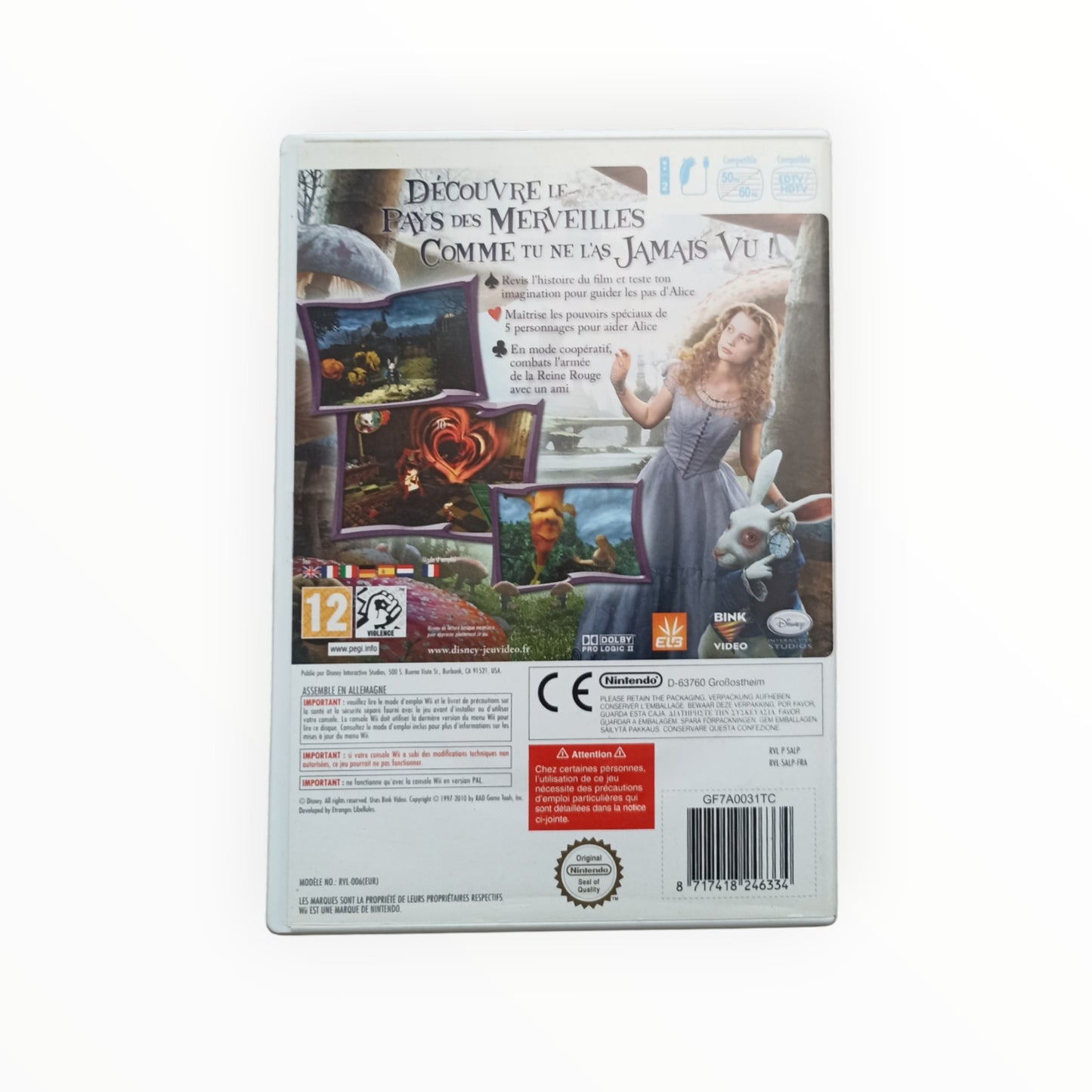 Alice au Pays des Merveilles WII