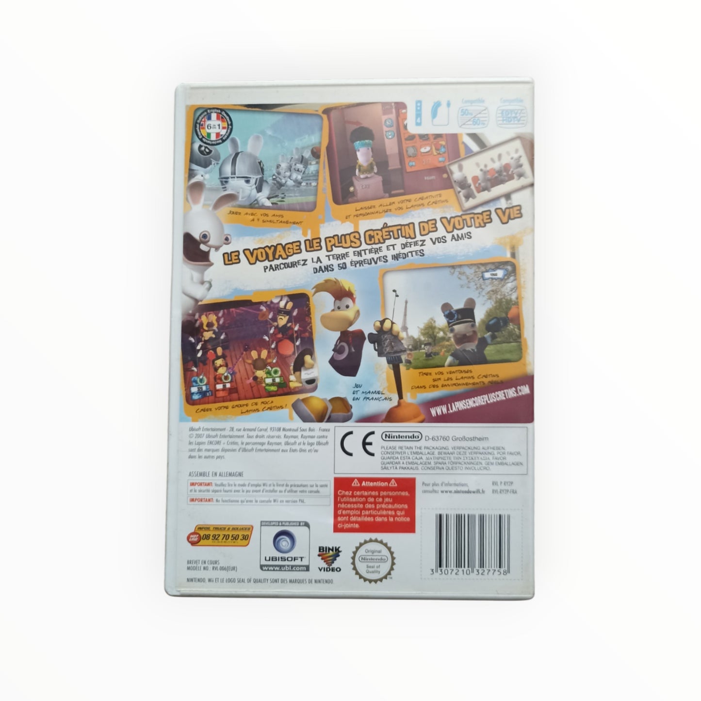 Rayman contre les Lapins Encore + Crétins WII