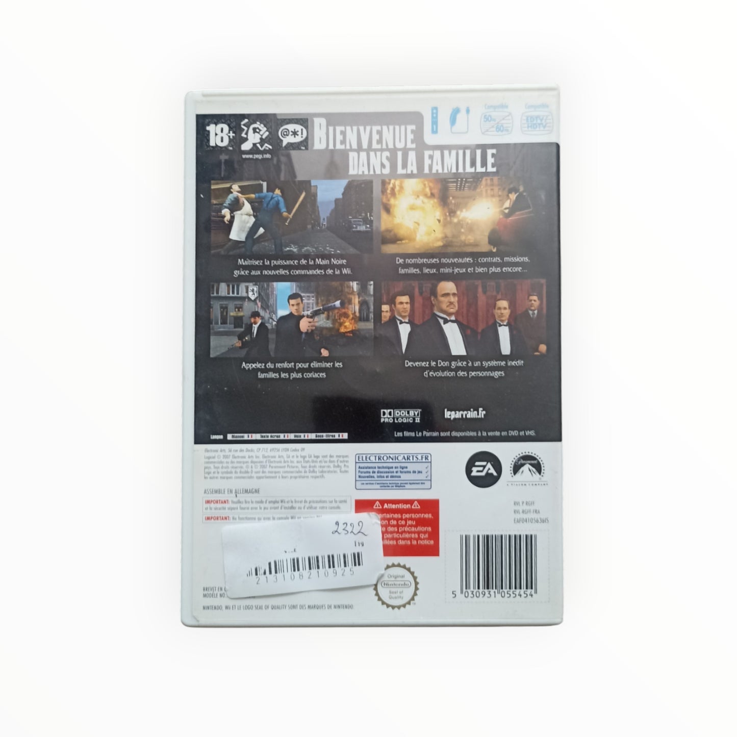 Le Parrain : Pouvoir et Manipulation WII