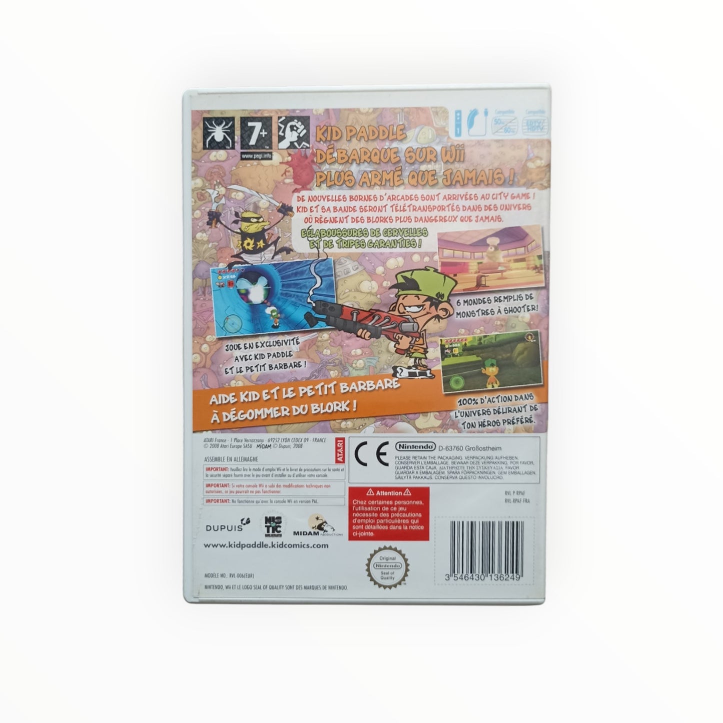 Kid Paddle lost in the game WII