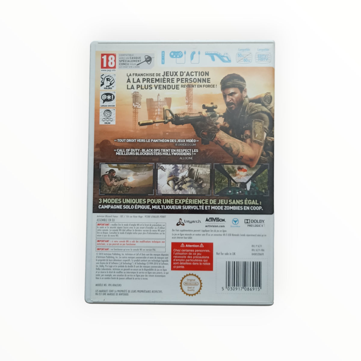 Call of Duty : Black Ops WII