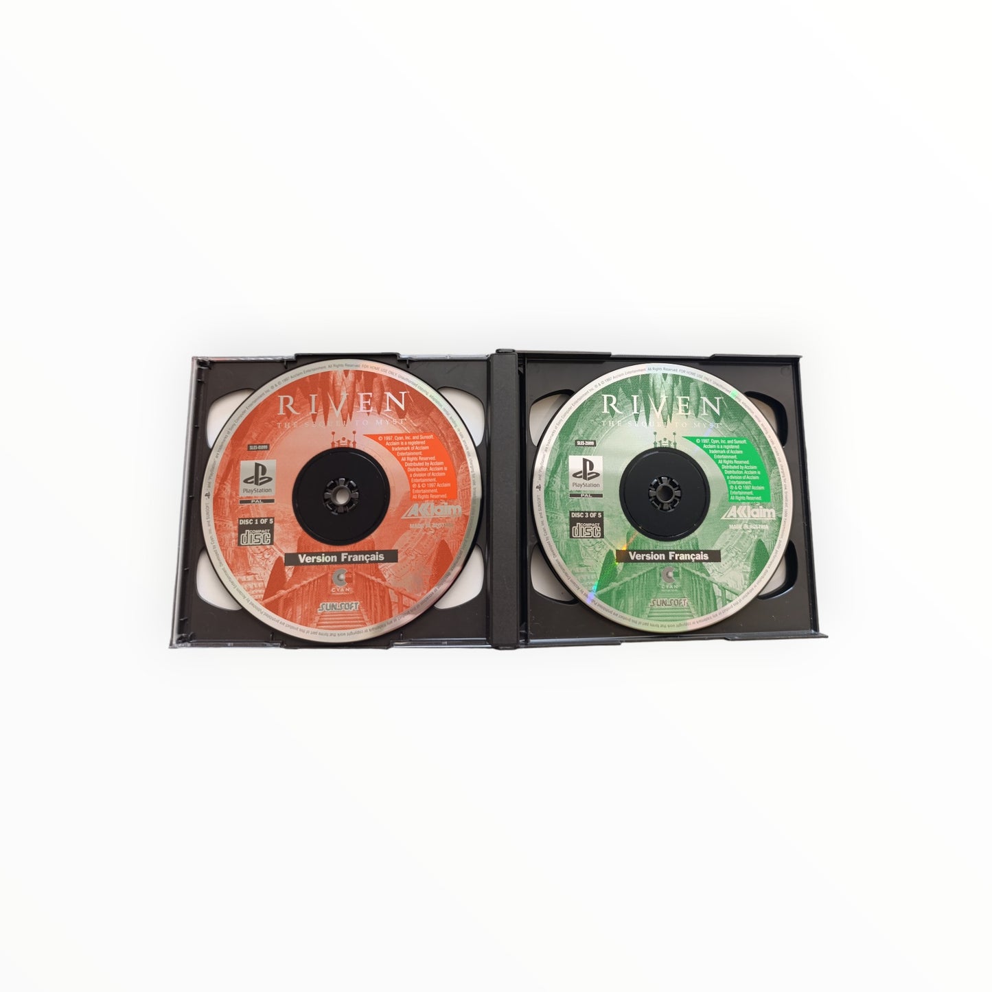 RIVEN THE SEQUEL TO MYST playstation 1 (PS1)